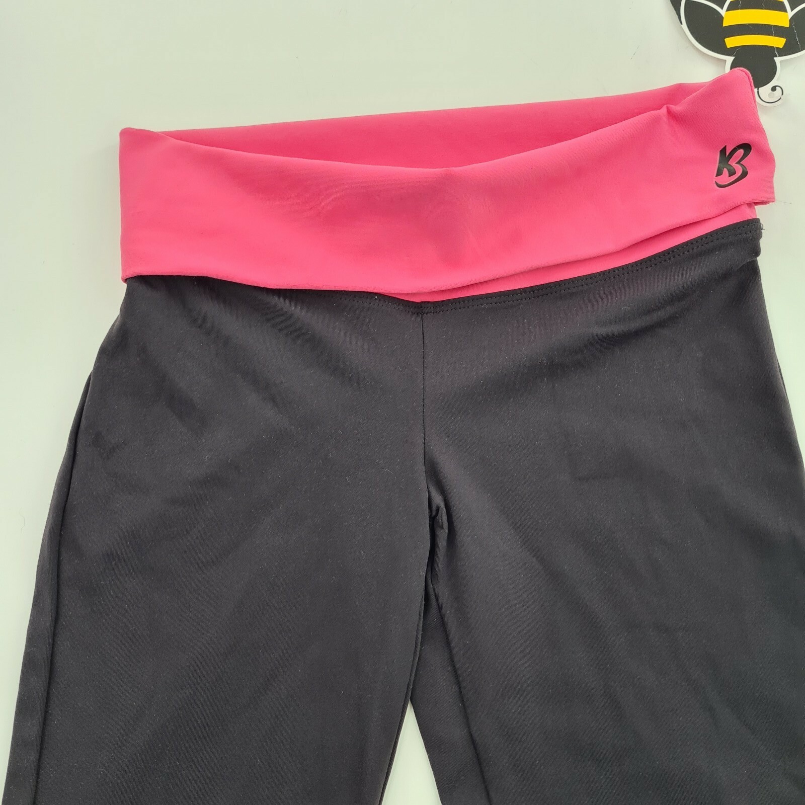 NEW K-BEE Gymnast Black Yoga Gymnastics Athletic Sport Pants Size Small