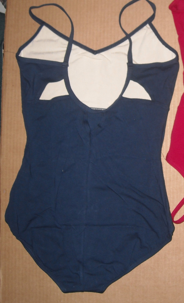 CAPEZIO TRIANGLE BACK LEOTARD CAMISOLE 9963 Lt Blue Navy Garnet Ladies sz