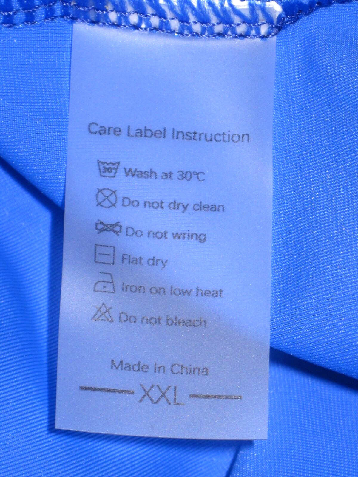 Plus Size Shiny Royal Long Sleeve T Neck Footed Unitard W/Hands Sz 2XL-16-18 New