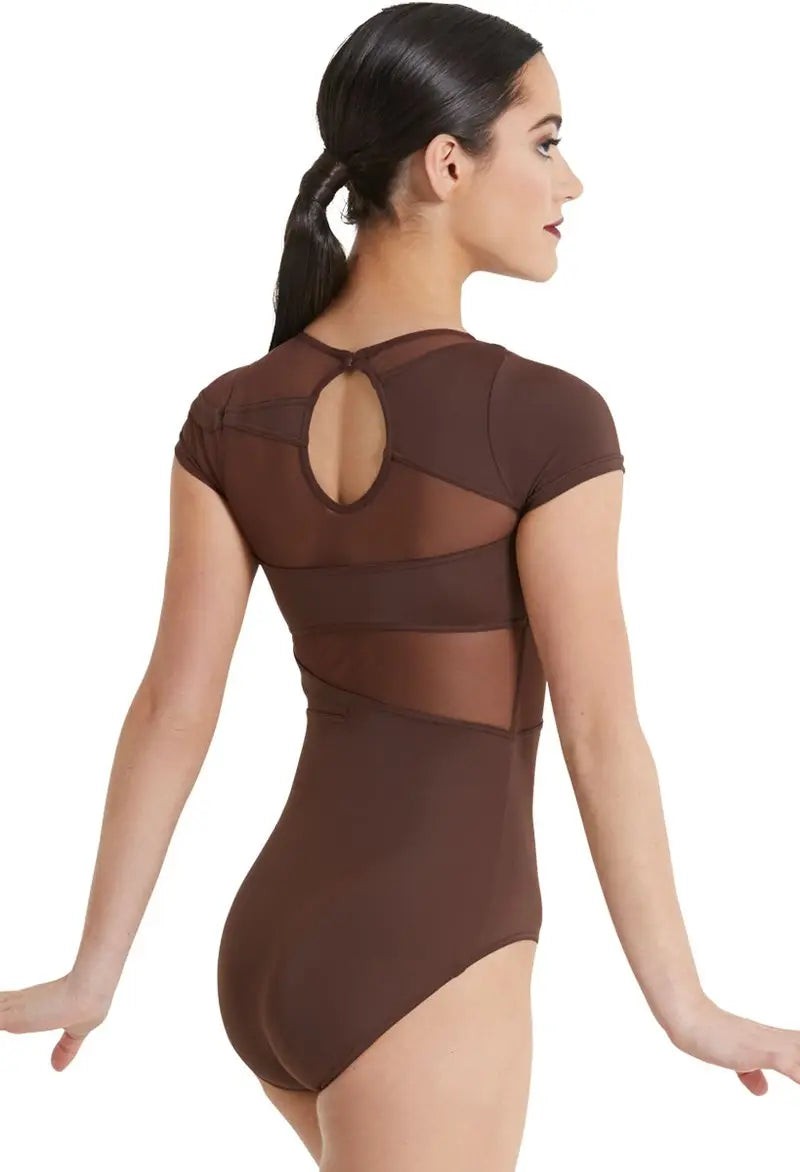 Dance Pre-Owned Costume Leotard Weissman MT10406 Medium Adult White Contemporary