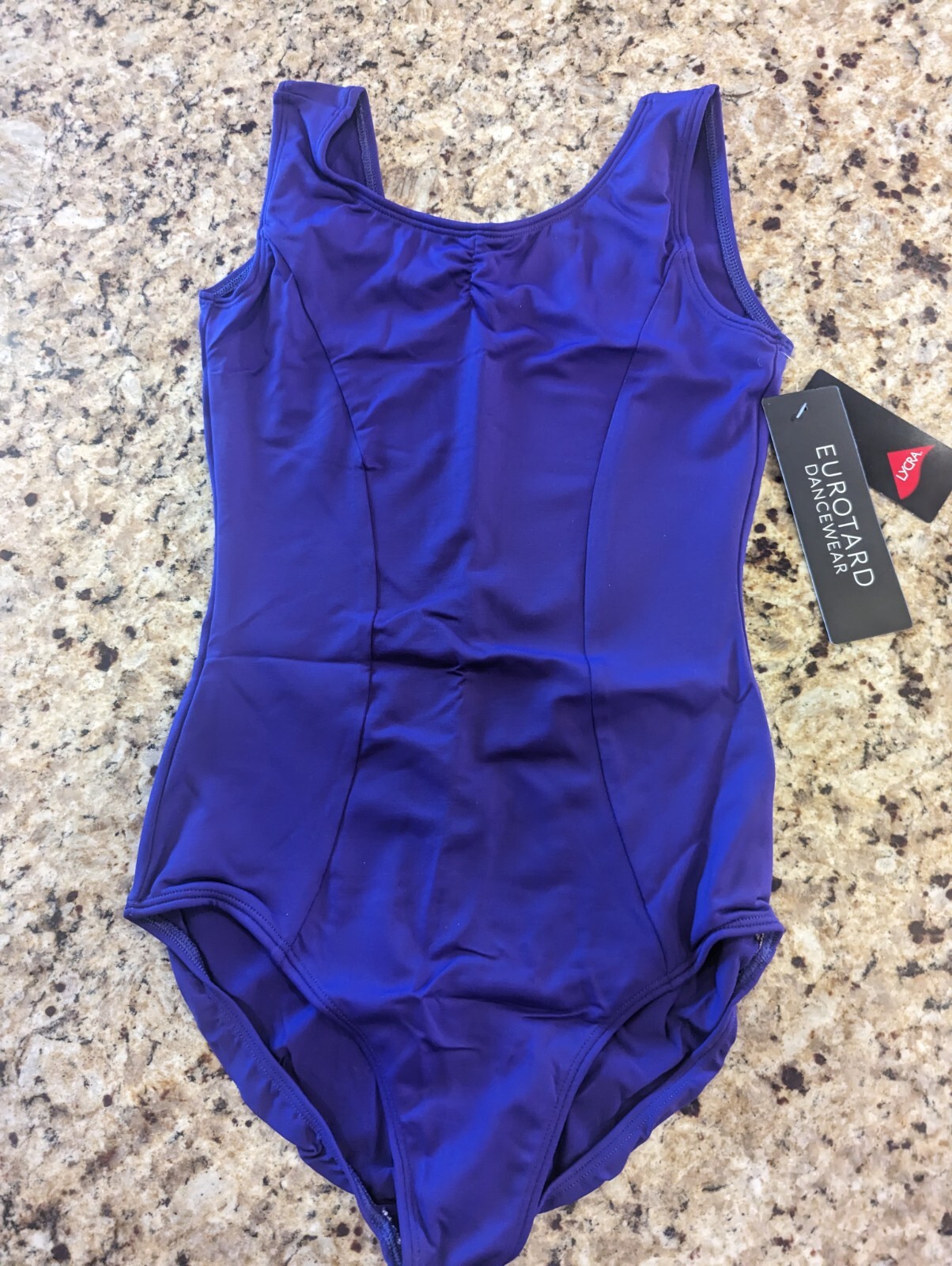 Eurotard Womens Microfiber Princess Seam Tank Leotard 44264 Purple size M
