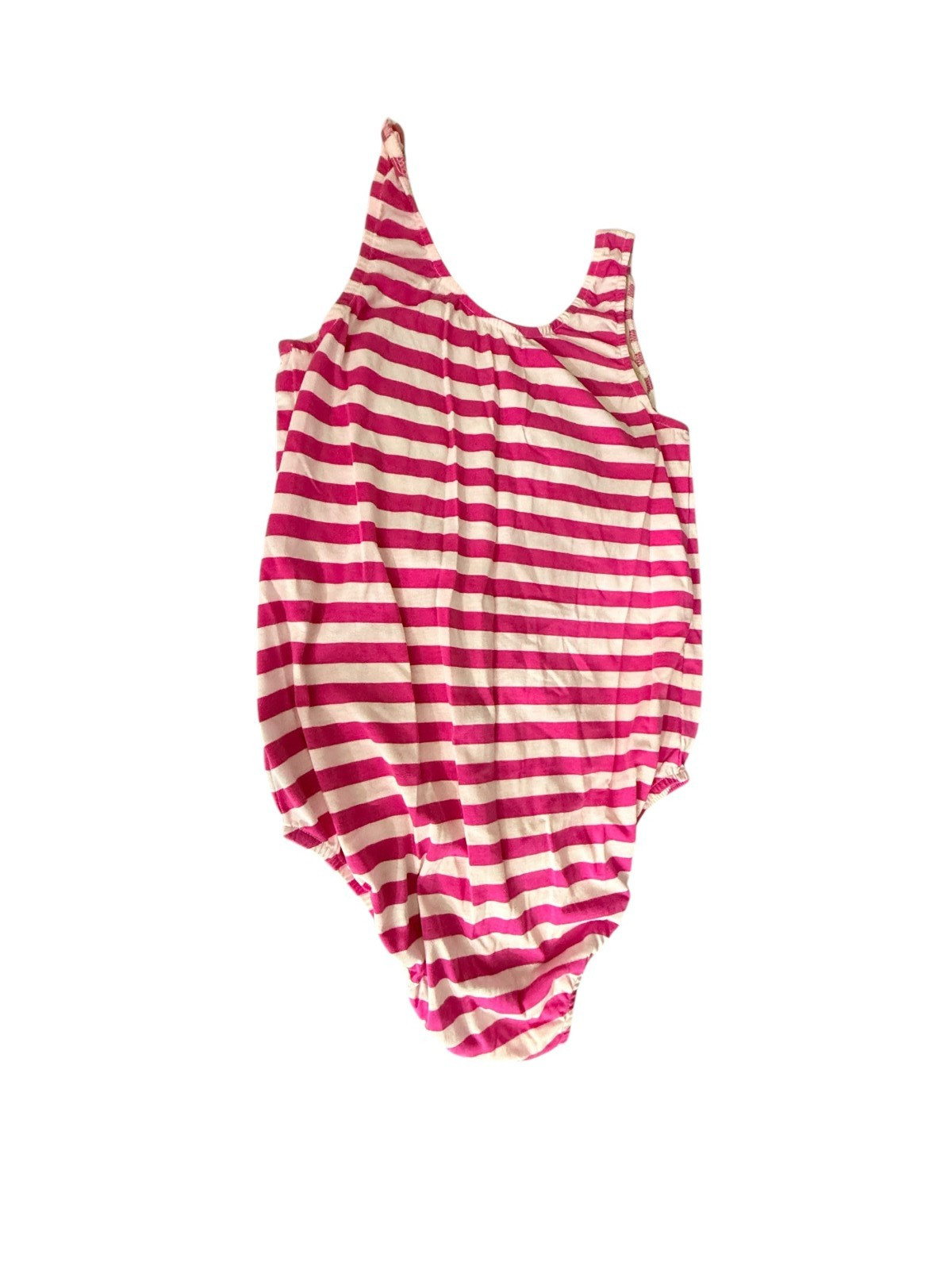 Vintage 80s 2-Piece Leotard & Graphic Crop Tank Set – Fuchsia Pink – Size M