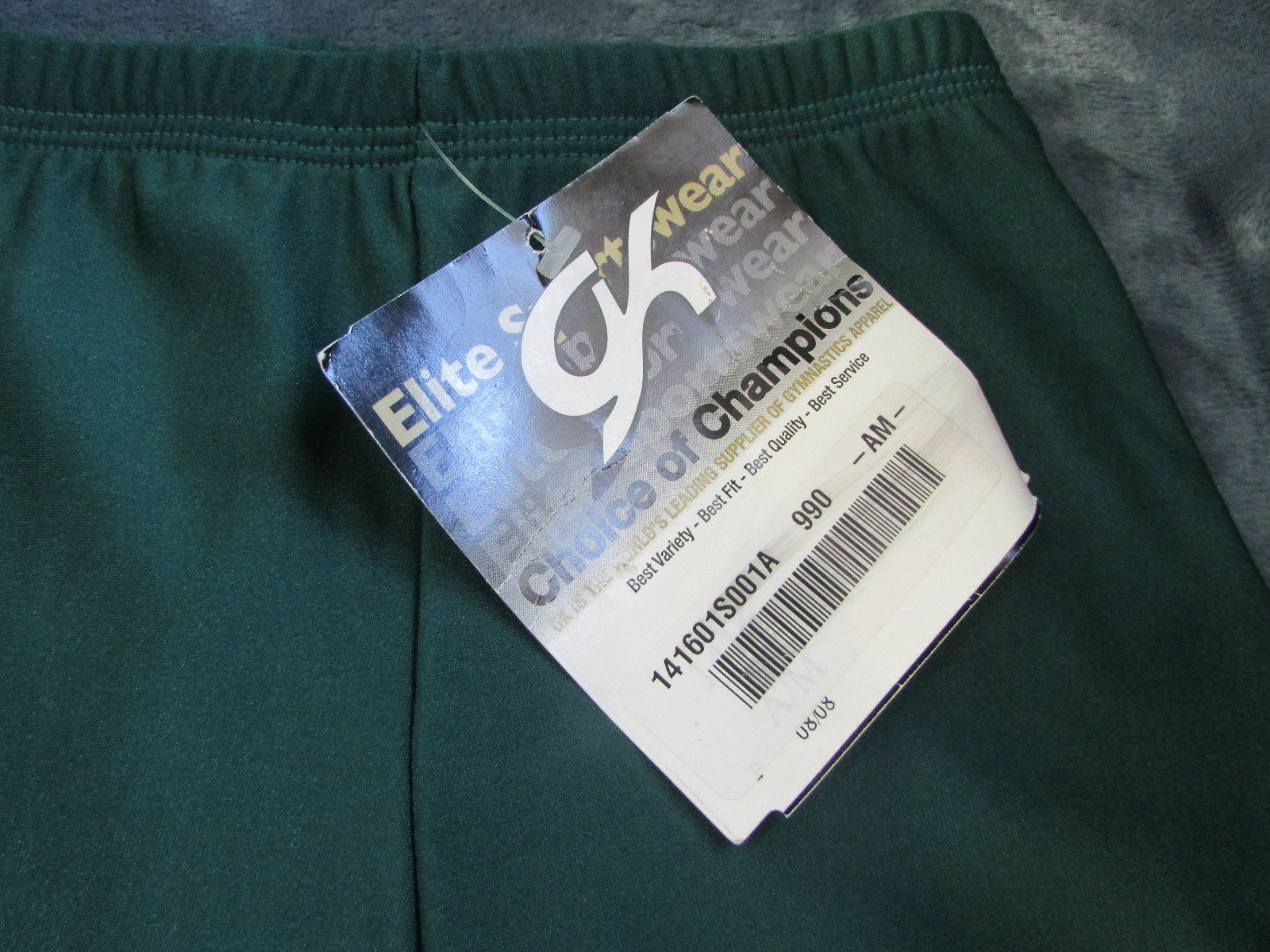 Spandex SHORTS GK FROM ELITE SPORTSWEAR LP New W Tags Adult Medium/Small Green