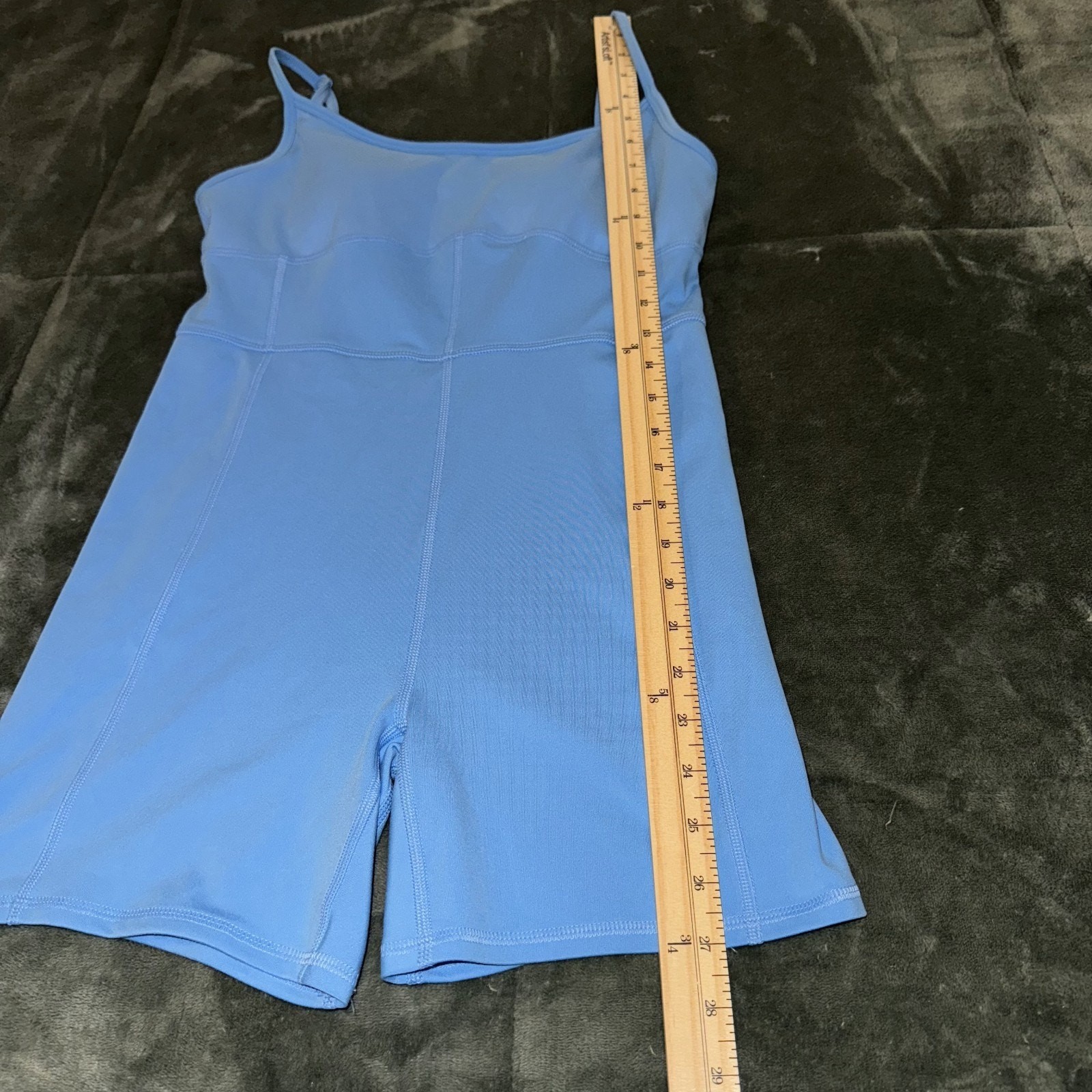 SO Sporty Unitard Women’s Medium Blue Athletic Bodysuit Comfortable Stretchy