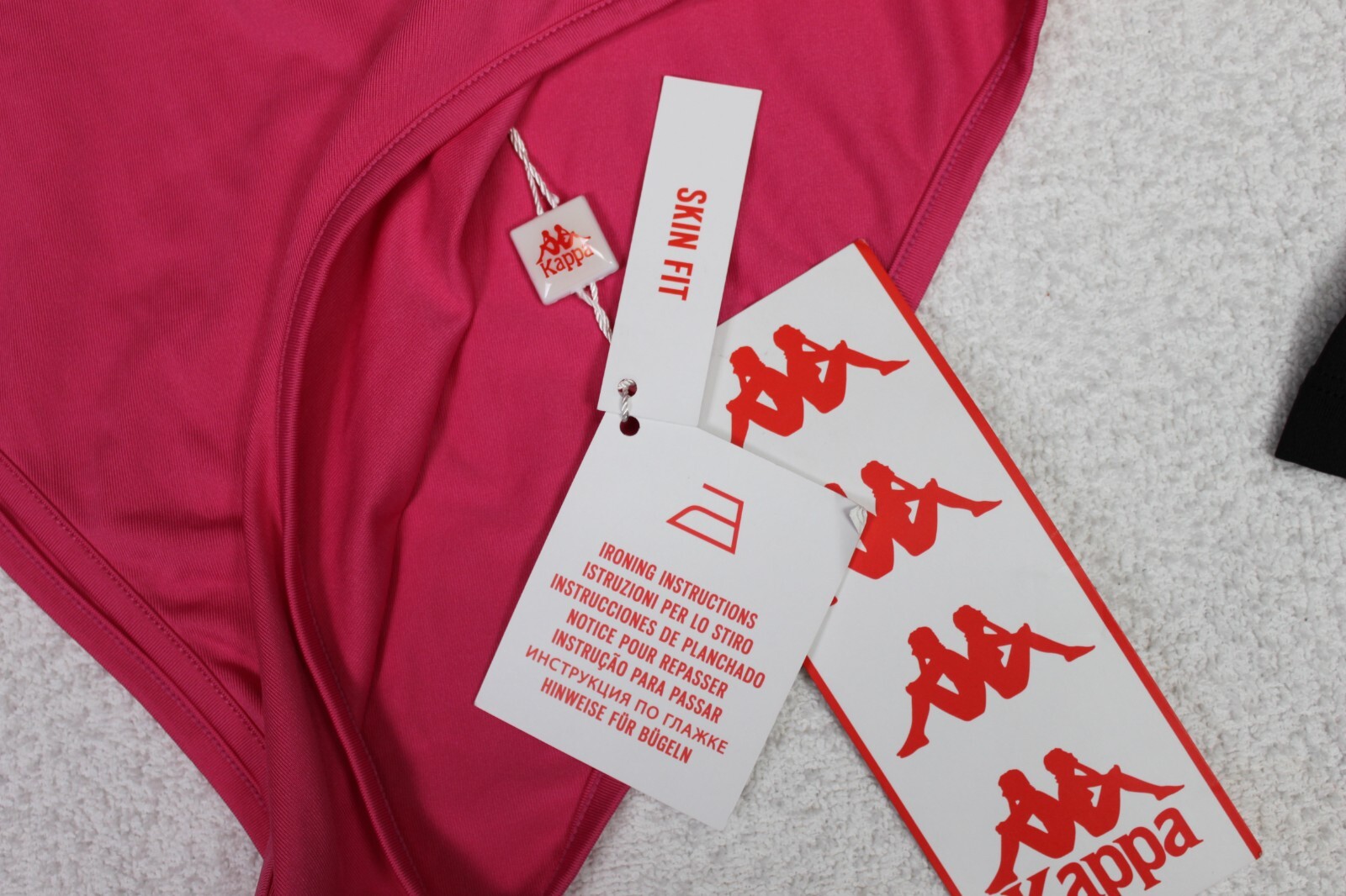 Kappa Women’s Gymnastics Leotard Skin Fit Black Fuchsia Cheetah Size Medium