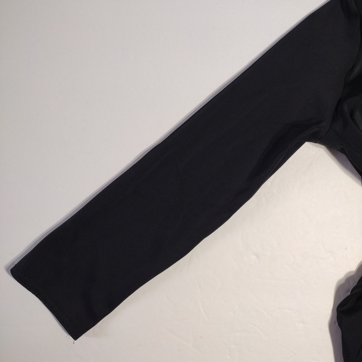Balera Women’s Sz SA Matte Black Leotard One Long (Left) Sleeve Dancewear Ballet