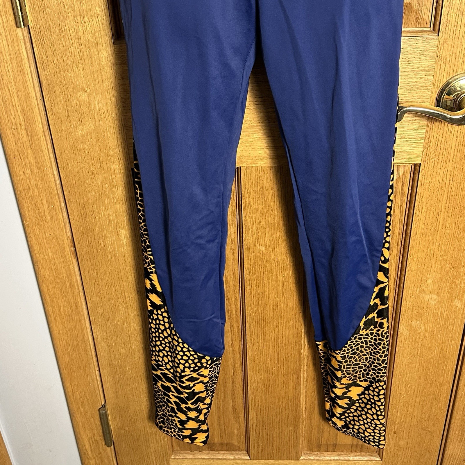 Weissman Stampede Animal Burnout Velvet Sleeveless Unitard Dance Costume MA