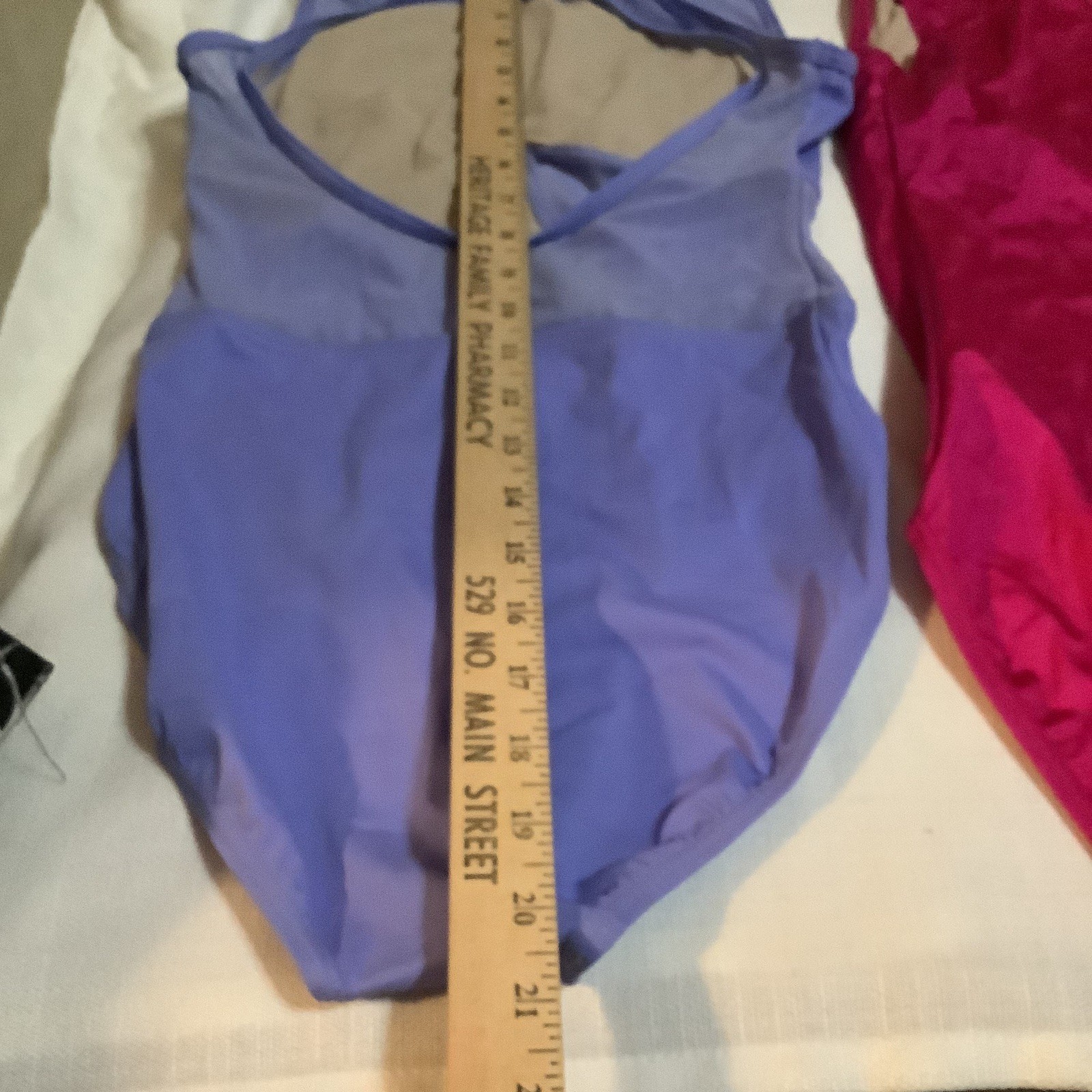Adult Dance Gymnastics Leotard Balera Weissman Lot Of 2 Pink Blue sz XSA
