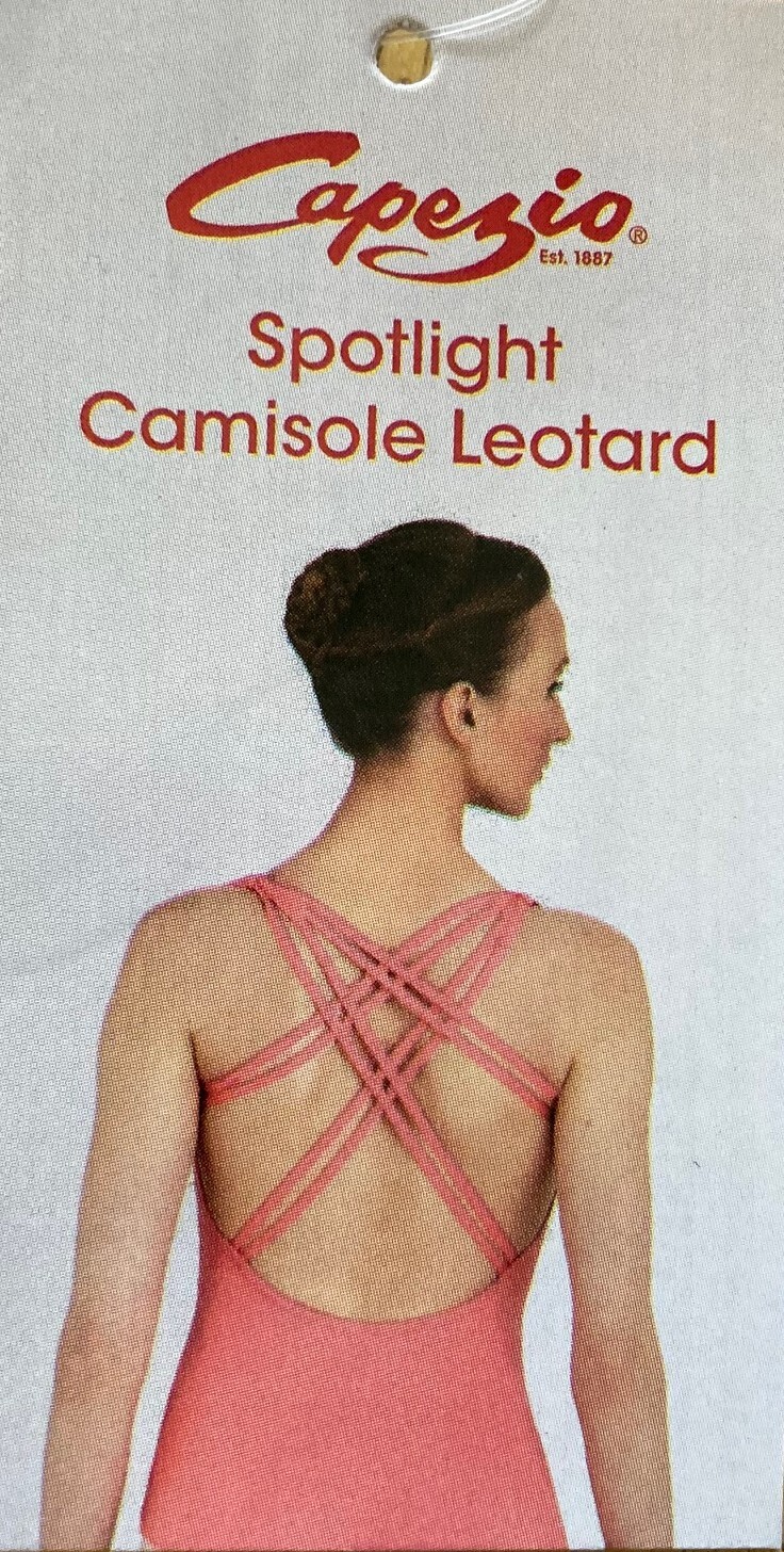 NWT Capezio TB200W Spotlight Camisole Leotard Pink Size Medium NEW