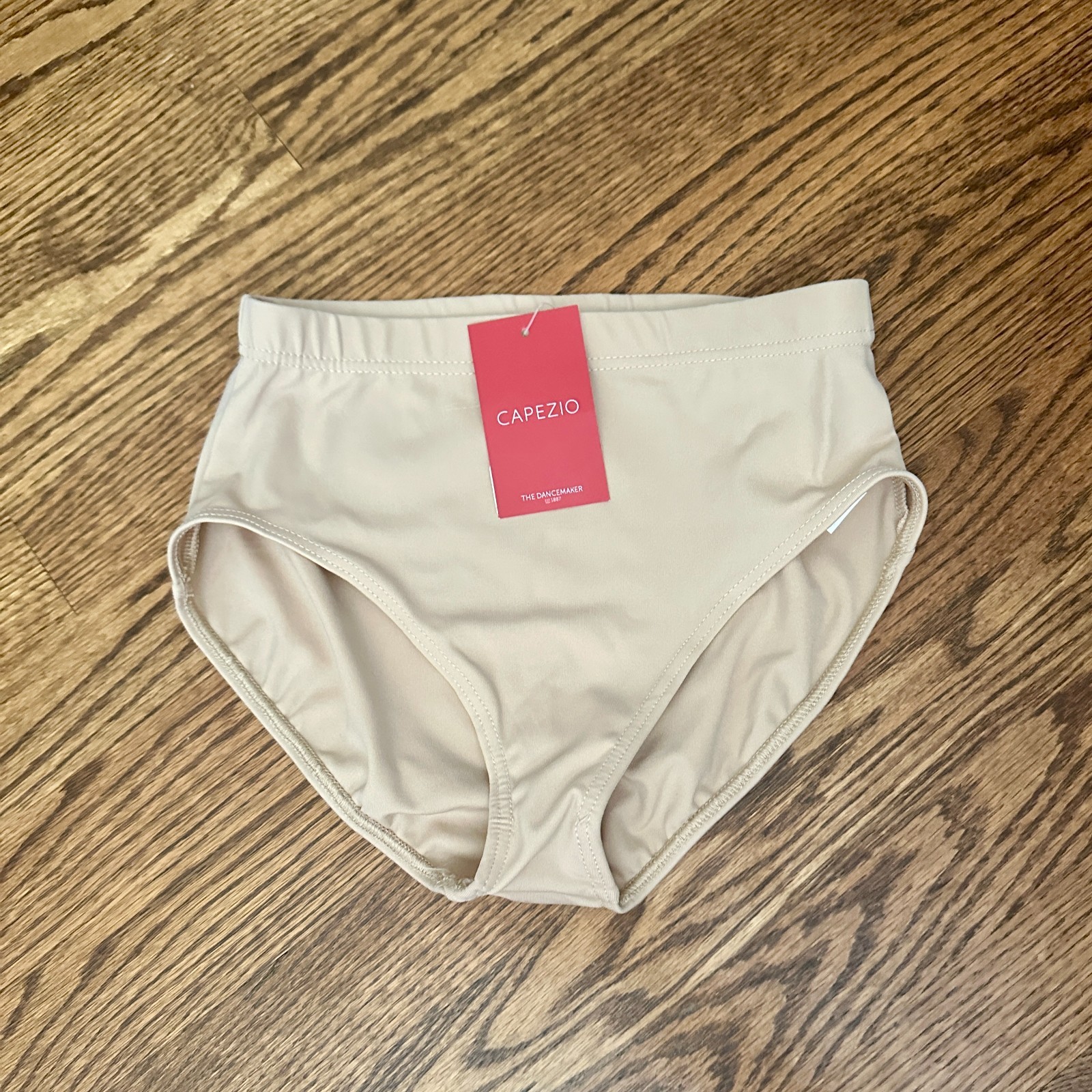 Capezio Women’s Dance Brief, Nude, Adult Medium AM, Undergarments Beige