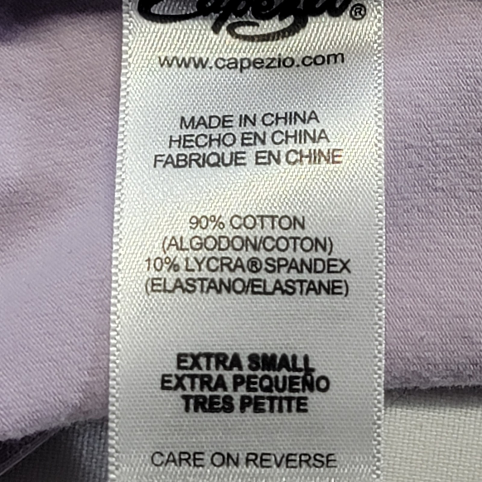 Capezio Princess Camisole Lavender V-front Scoop Back Neckline SZ-XSA