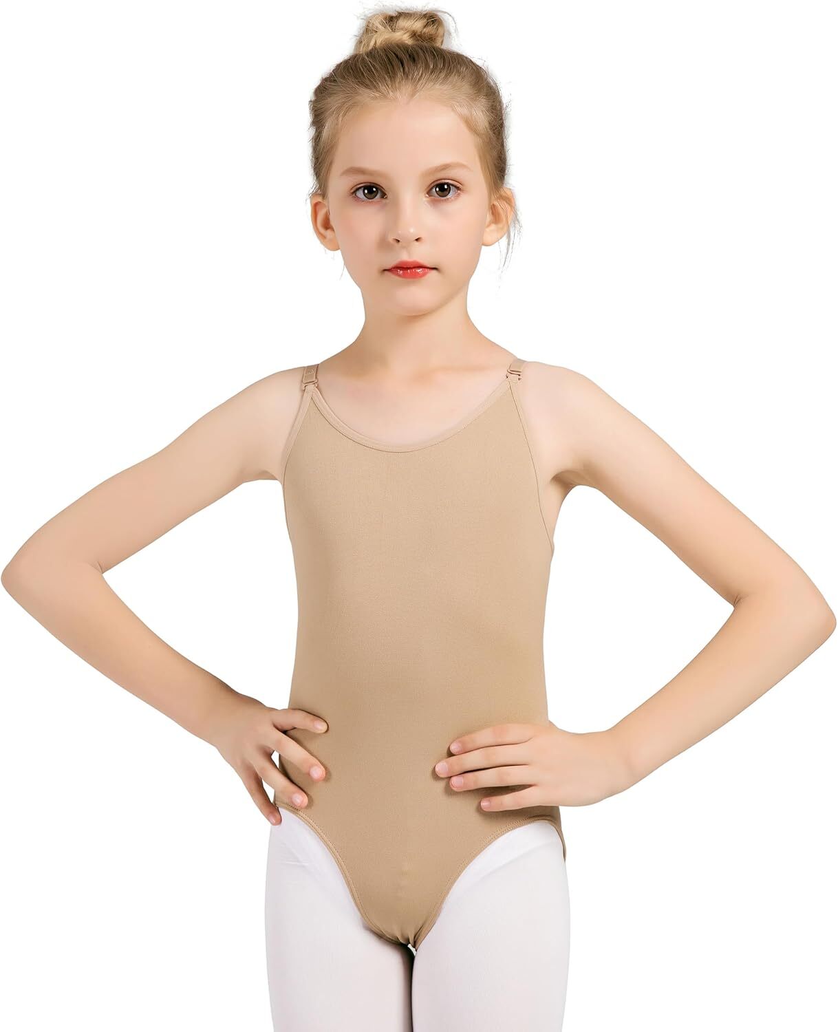 DANSHOW Women and Girls 1-Child 6 – 9 Years, Child-cami-nude-undergarment