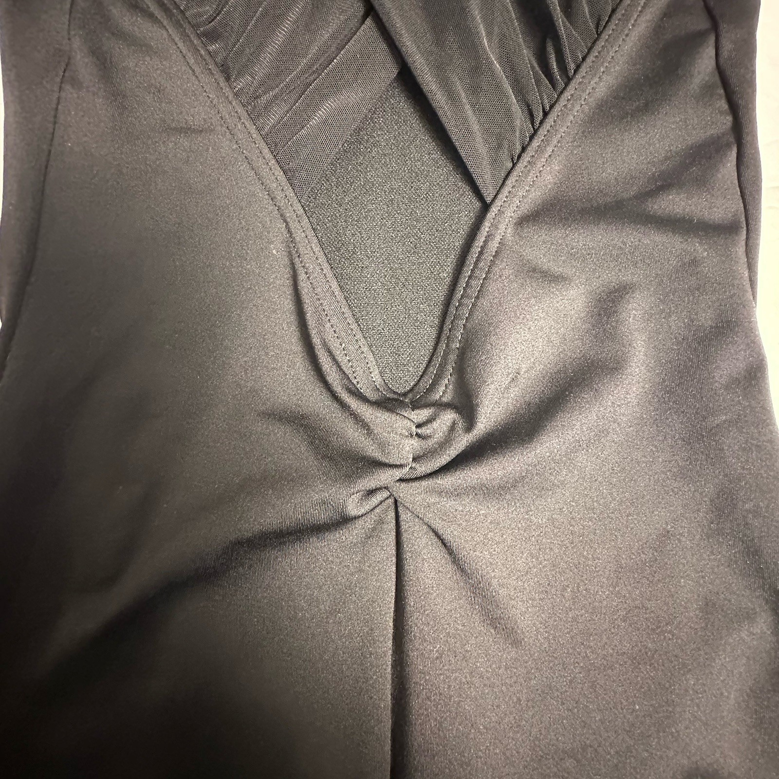 Capezio Wildflower Chamomile Mesh Crossback Black Ballet Dance Leotard AXS