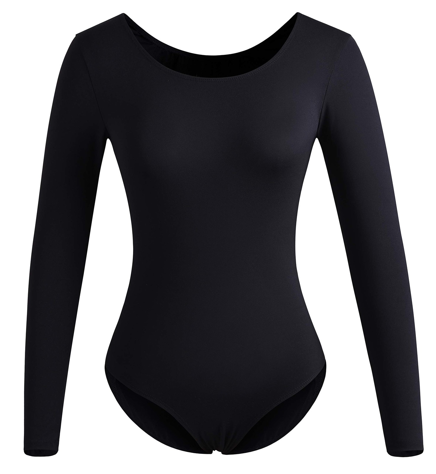Women Long Sleeve Dance leotards for Ballet Adult lady Train top(4028-S-06)