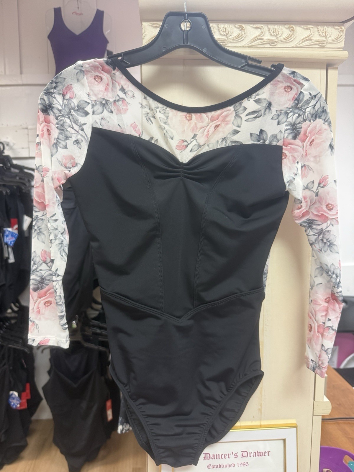 Danse De Paris Desiree Leotard Jet Rose Size 10/ Adult Small New With Tags