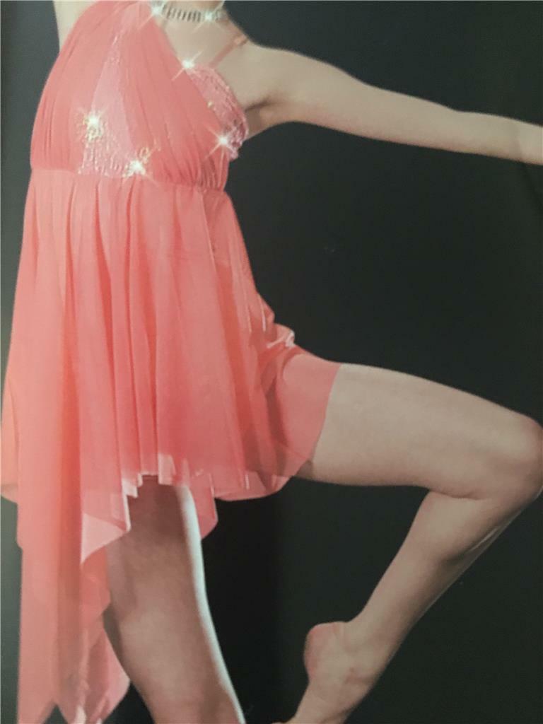 Dance Costume Lyrical Pageant Skate Medium Adult Art stone Bring Me to Life