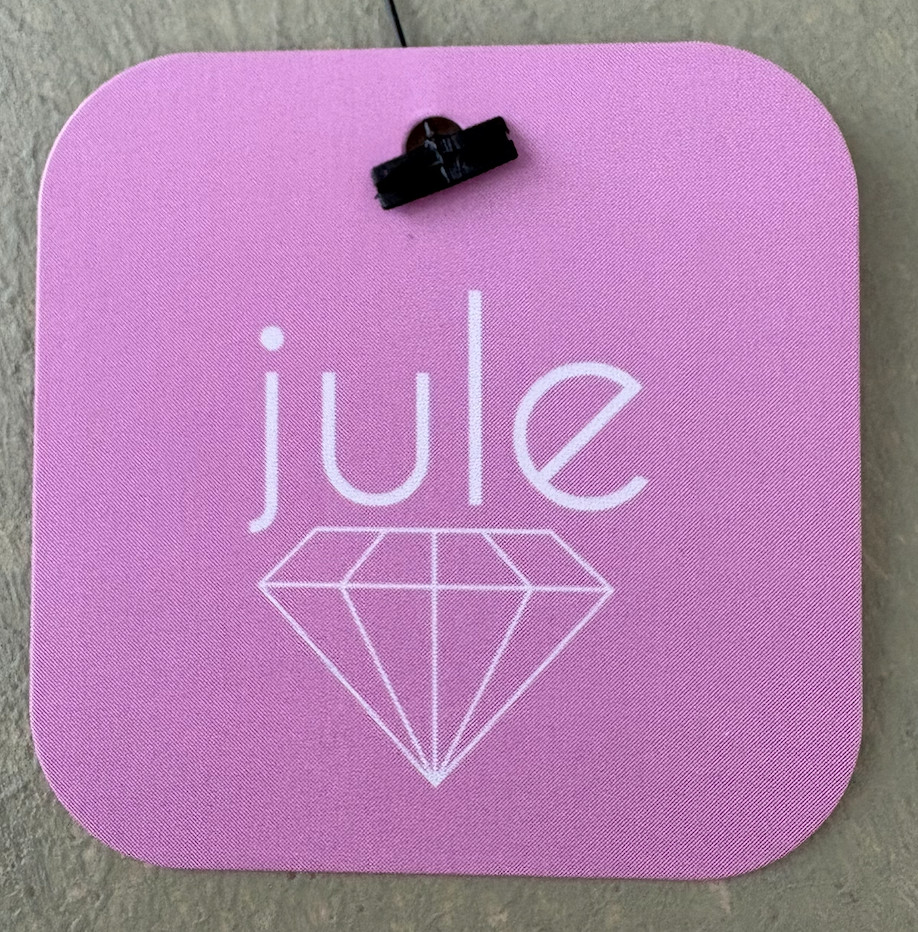 Jule Leotard -Pendeloque Dot Mesh Ballet Dance Leotard – Black – MEDIUM – NWT