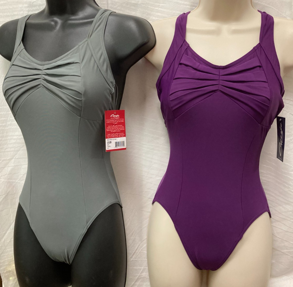 Capezio Synergy leotard x wide strap 10189 3 colors ladies sizes Dance X back