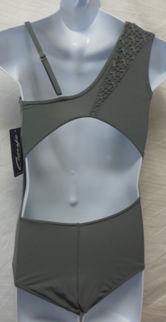 Capezio Pleated synergy leotard 10186 detachable strap 5 colors ladies szs
