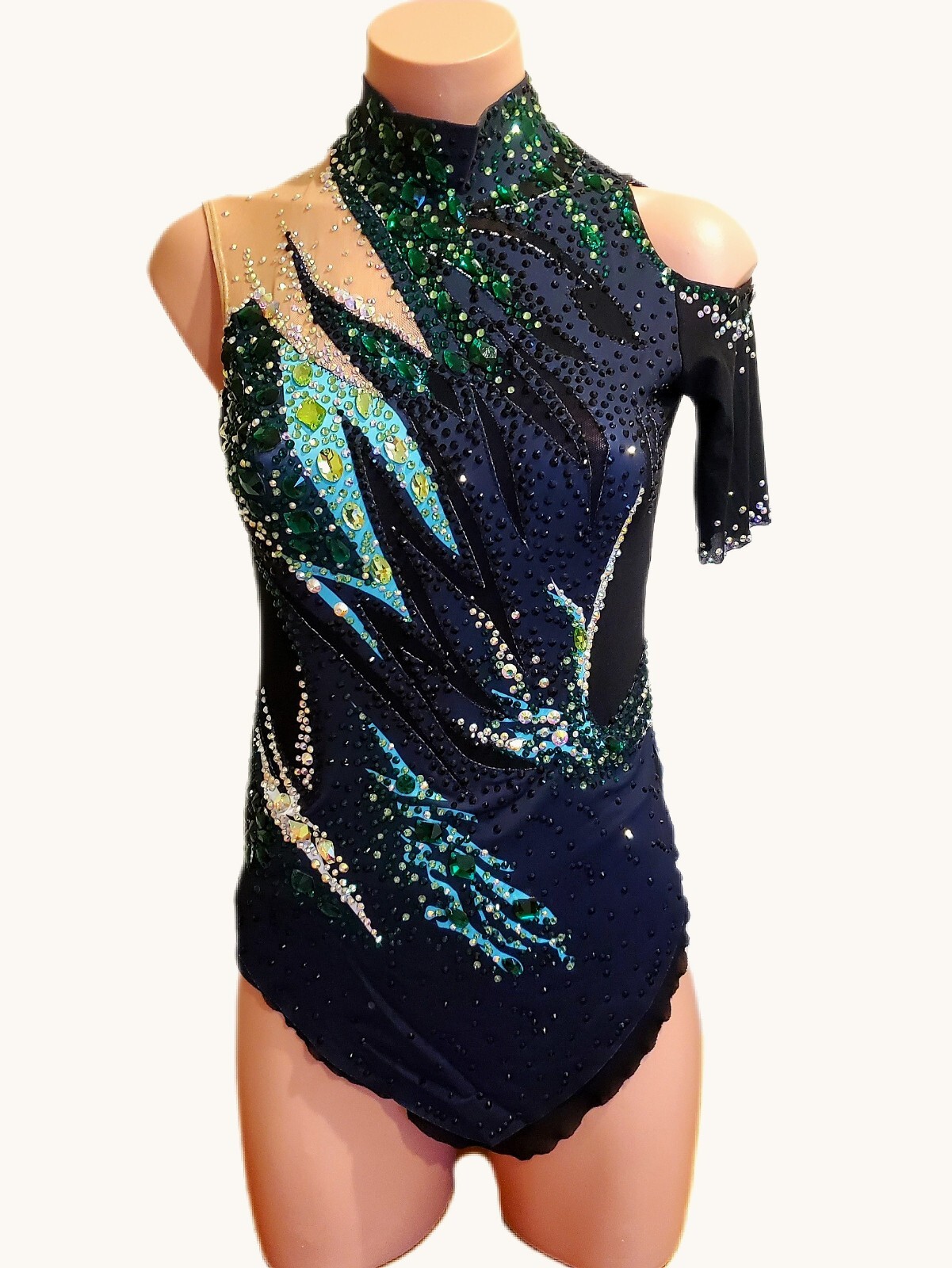 Aerialist Leotard Dress Adult Small AS Dance Aerial Silks/Lyra Cirque Costume