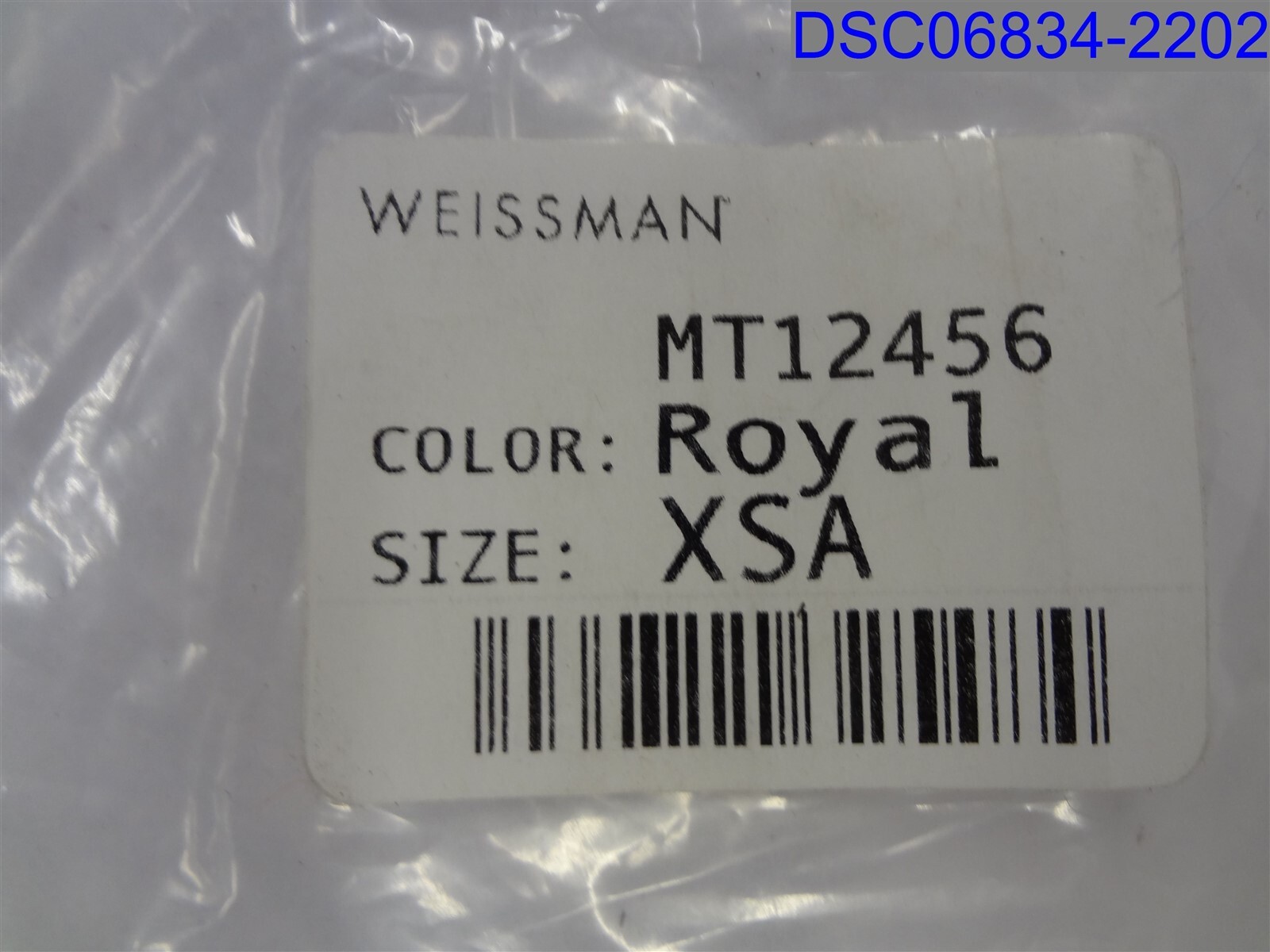 Weissman Adult XS Royal Blue MT12456 Classic Tank Leotard