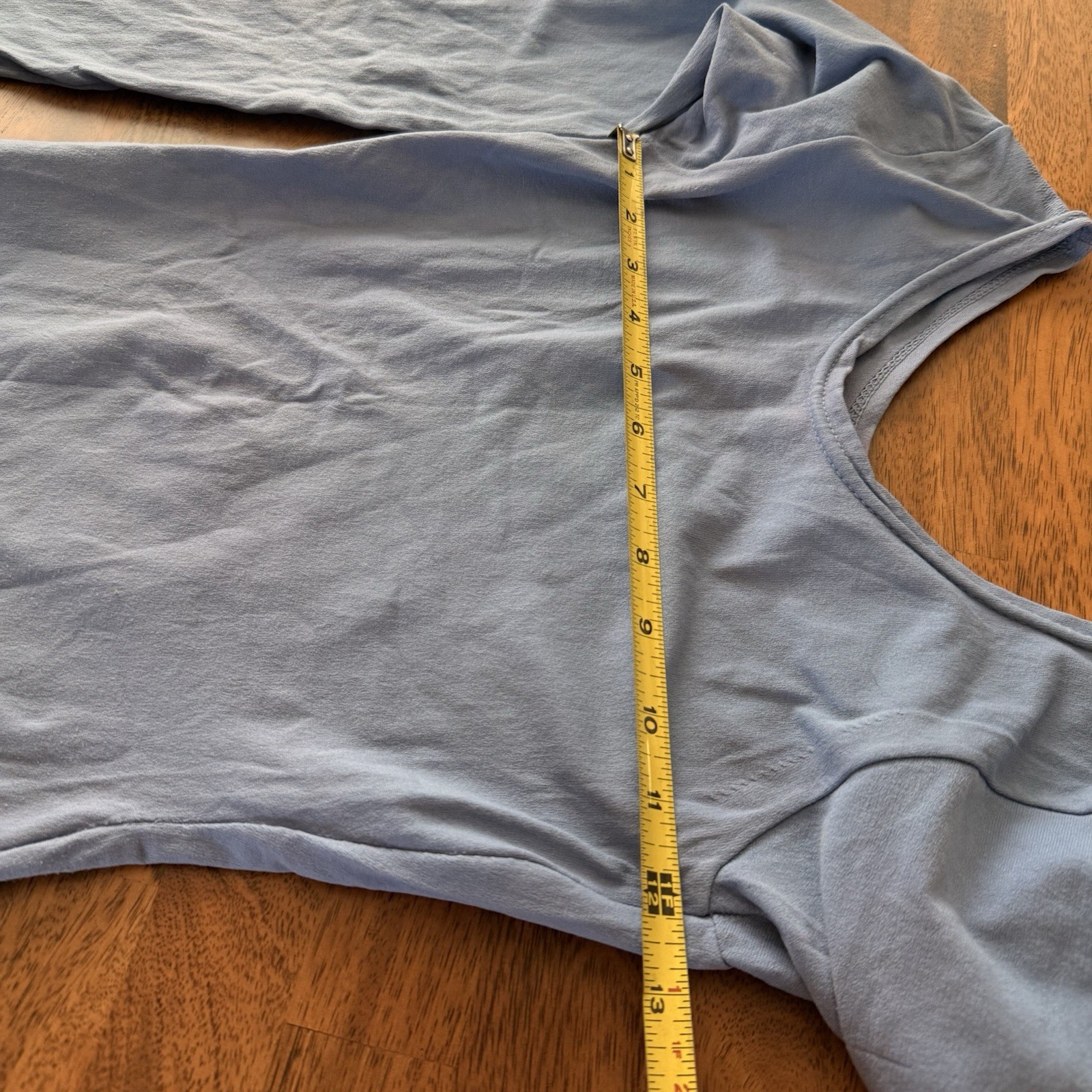 Vintage Sears Clingalon Leotard Bodysuit Medium Nylon Unitard Blue As Is