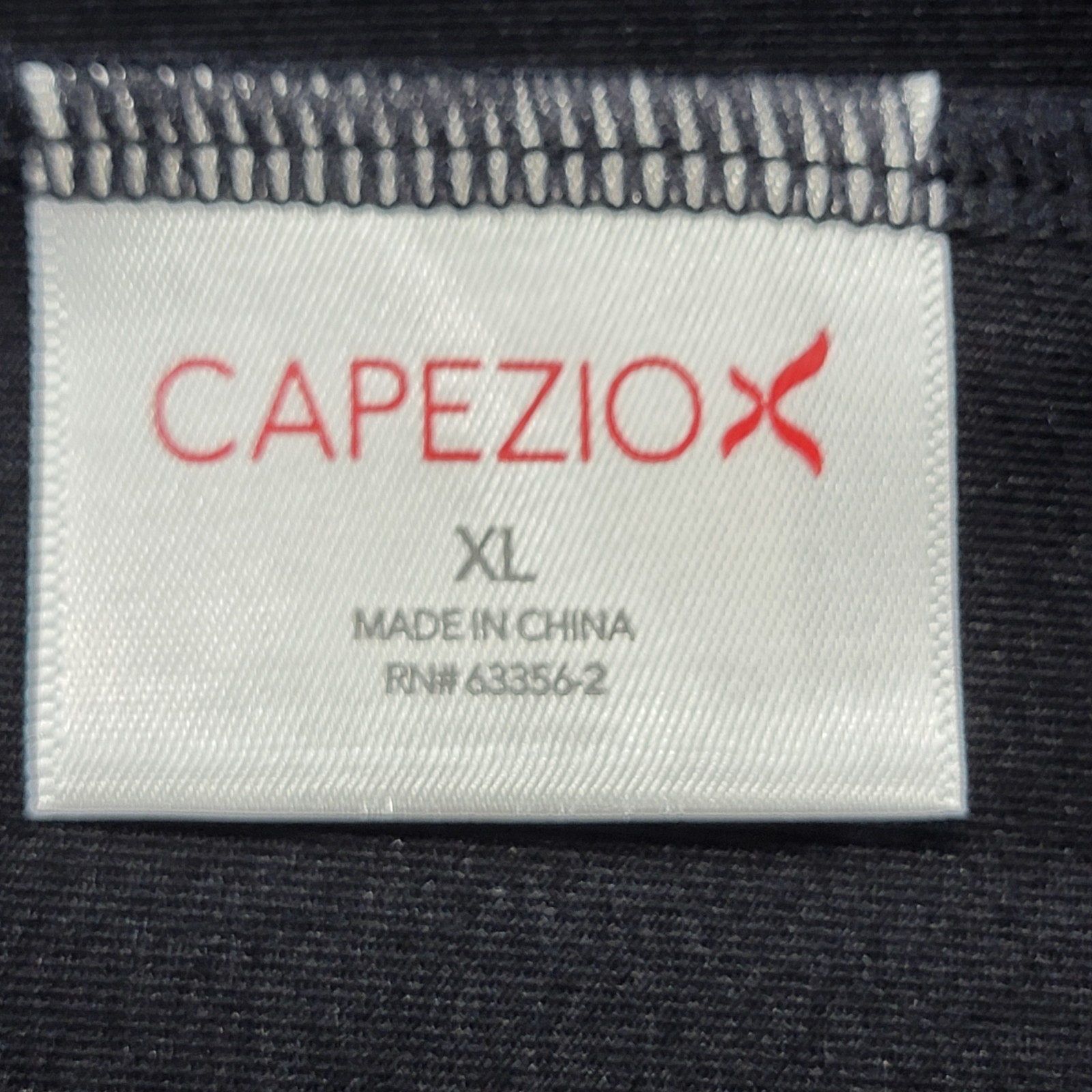 Capezio Camisole Leotard with Adjustable Straps Black Scoop Front V-back SZ XLA