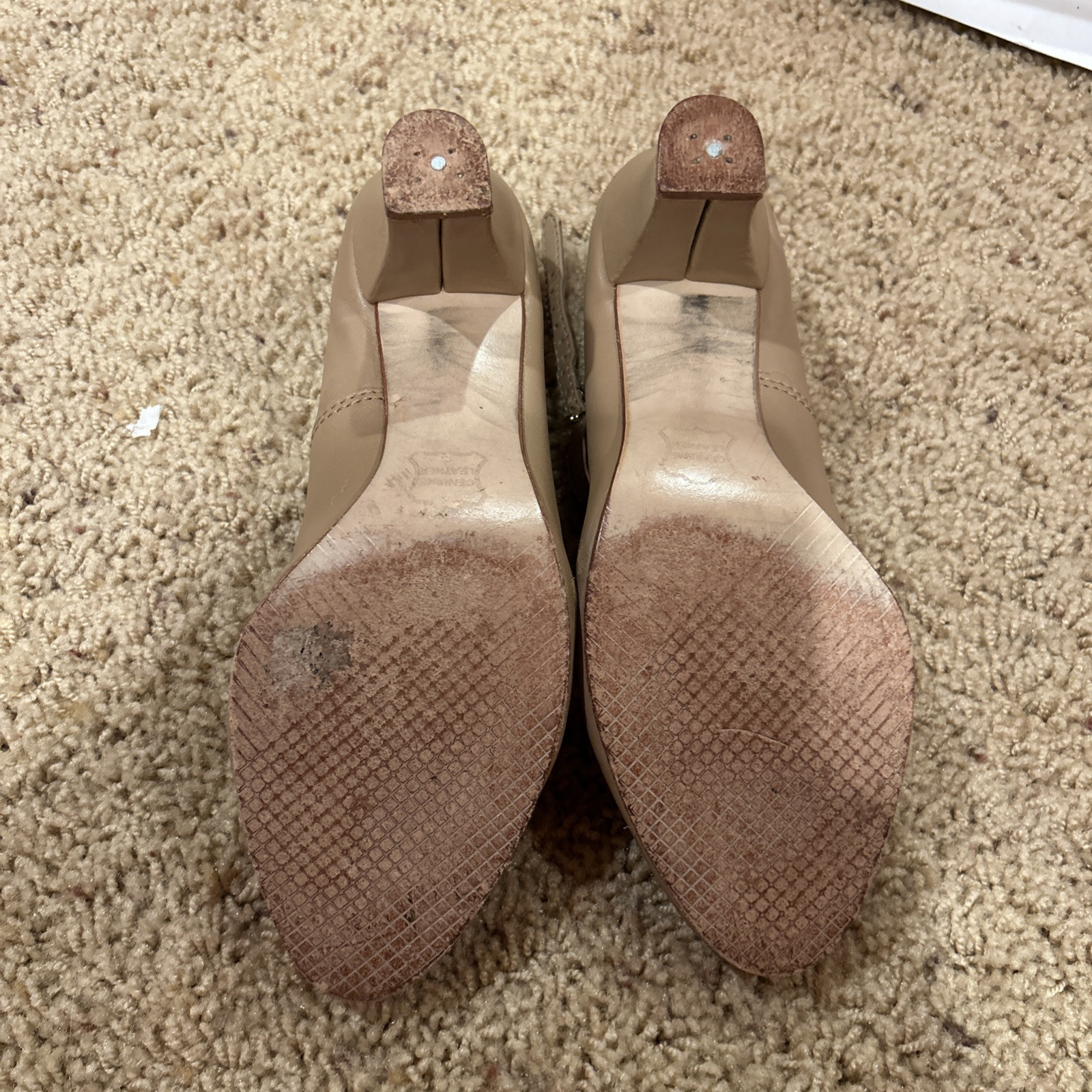 Capezio t strap women’s shoes character nude dance ballroom Footlight