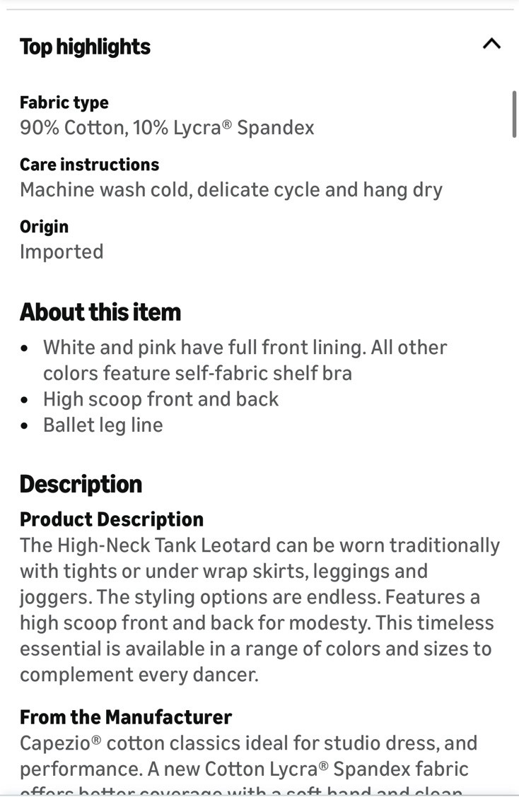 Capezio Women’s High-Neck Tank Leotard With Ballet Leg Line, Burgundy, Medium