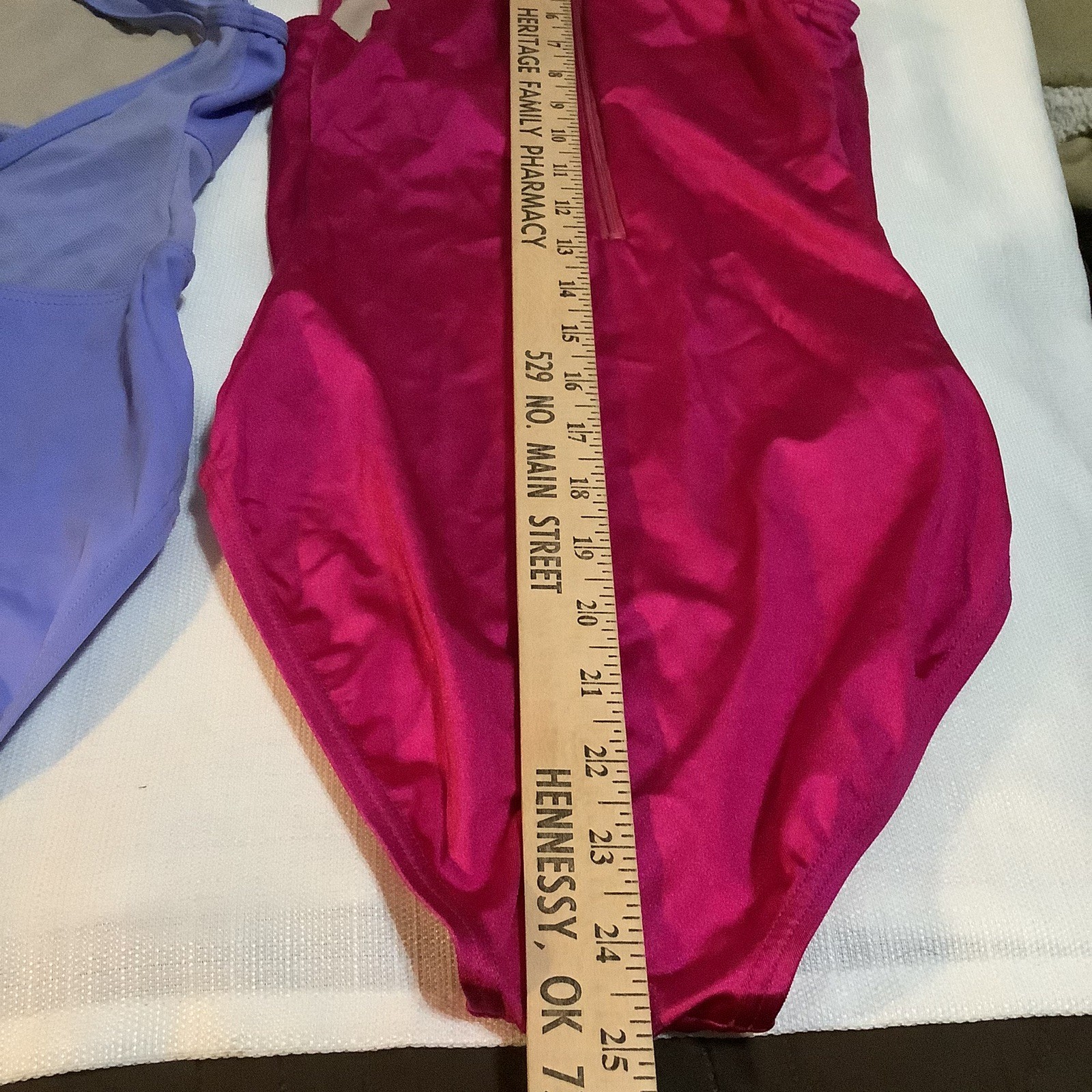 Adult Dance Gymnastics Leotard Balera Weissman Lot Of 2 Pink Blue sz XSA
