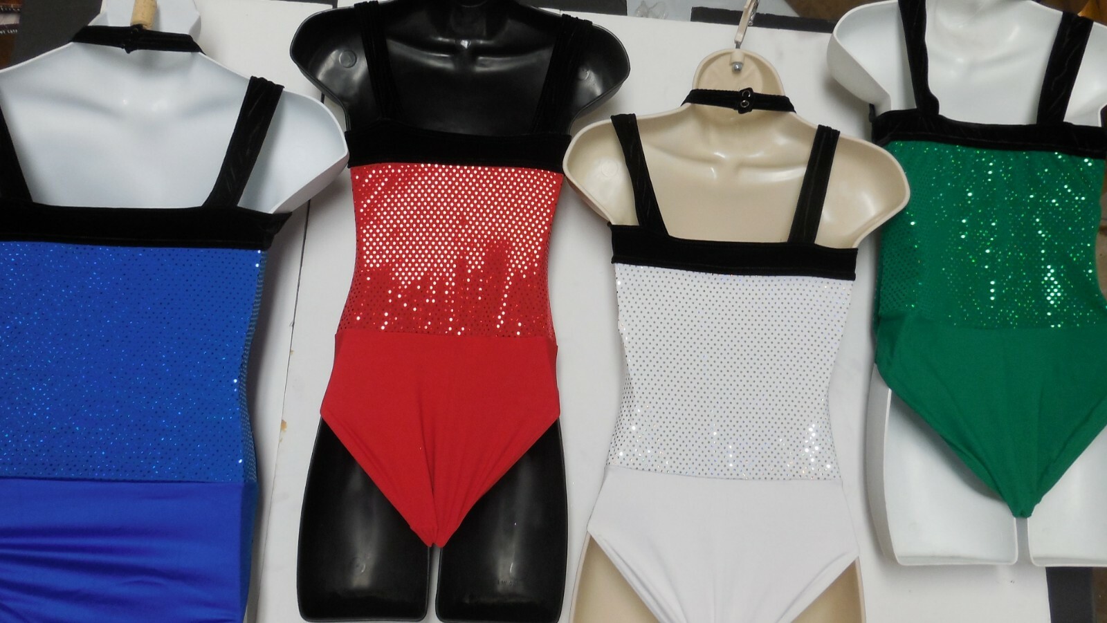 Hologram Dot Halter Leotard Pinch Front 4 Color Choices Ad/Ch over 20 available