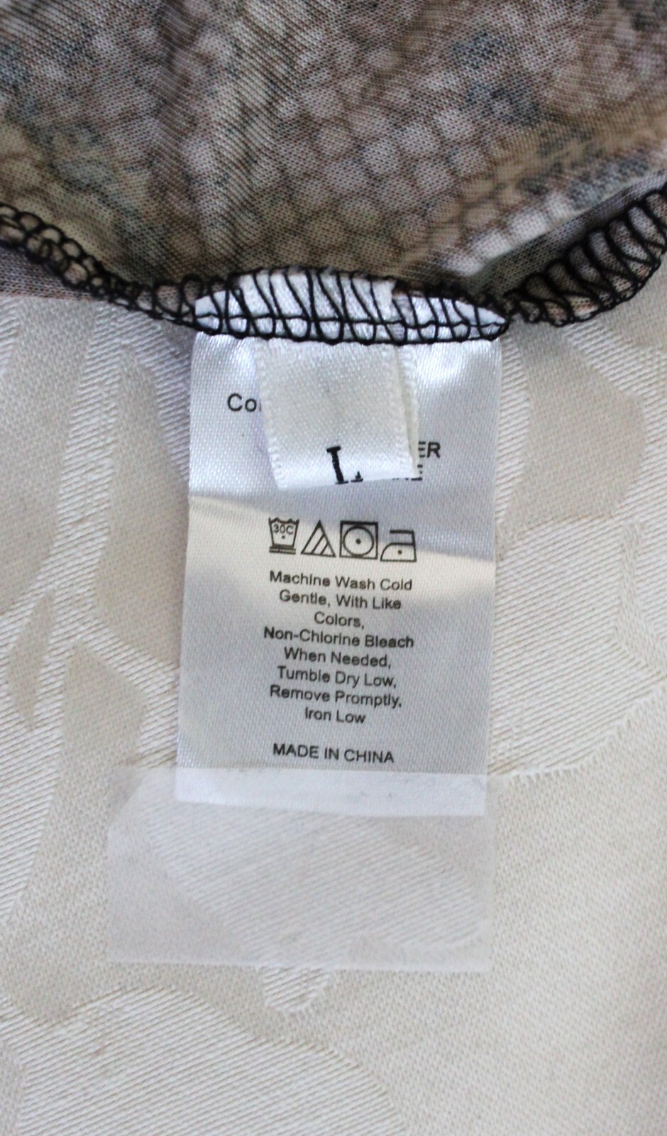 Sheer Snake Skin Pattern Unisex Catsuit for Dance, Size Large, Color Snake Skin