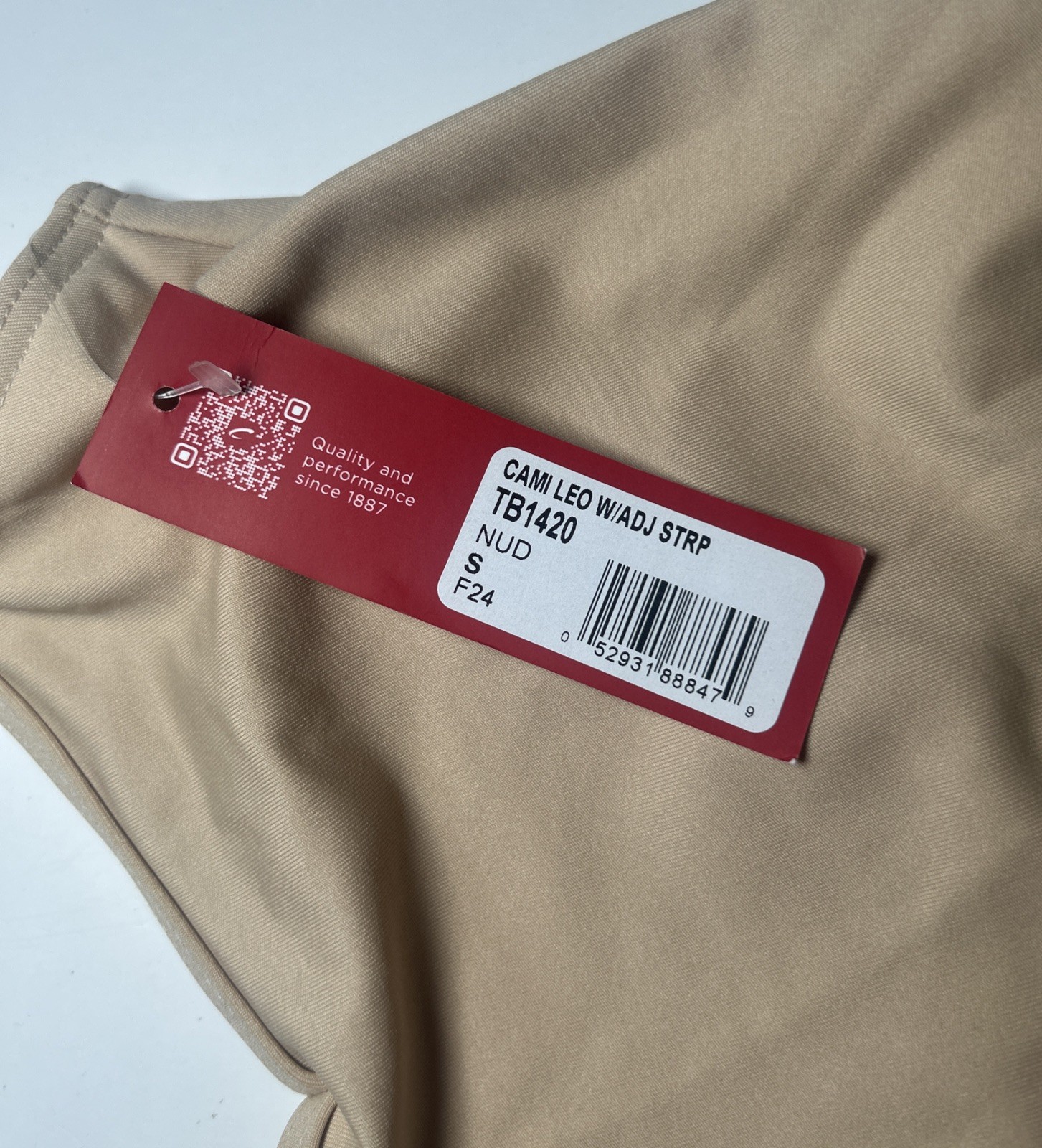 Capezio Women’s Camisole Leotard With Adjustable Straps Nude Size Small