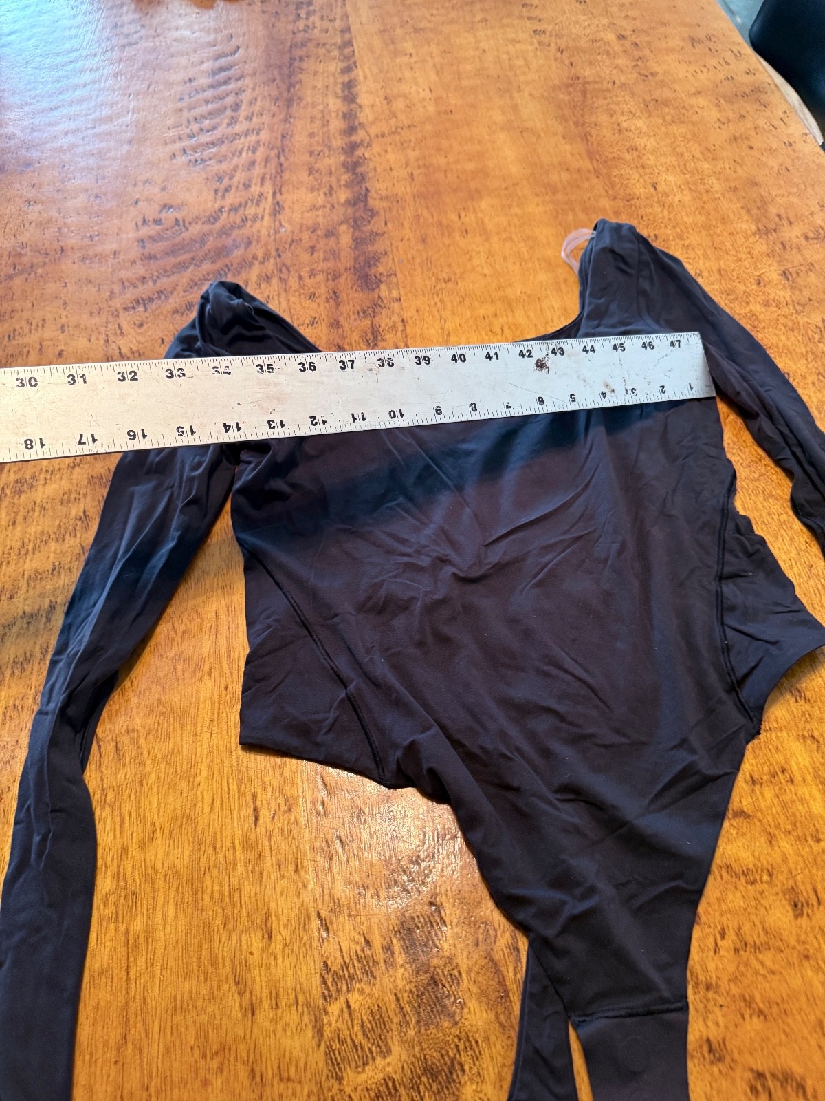 Lululemon Short Sleeve Leotard Ballet Low Back Ribbed Size Small *RARE EUC VTG