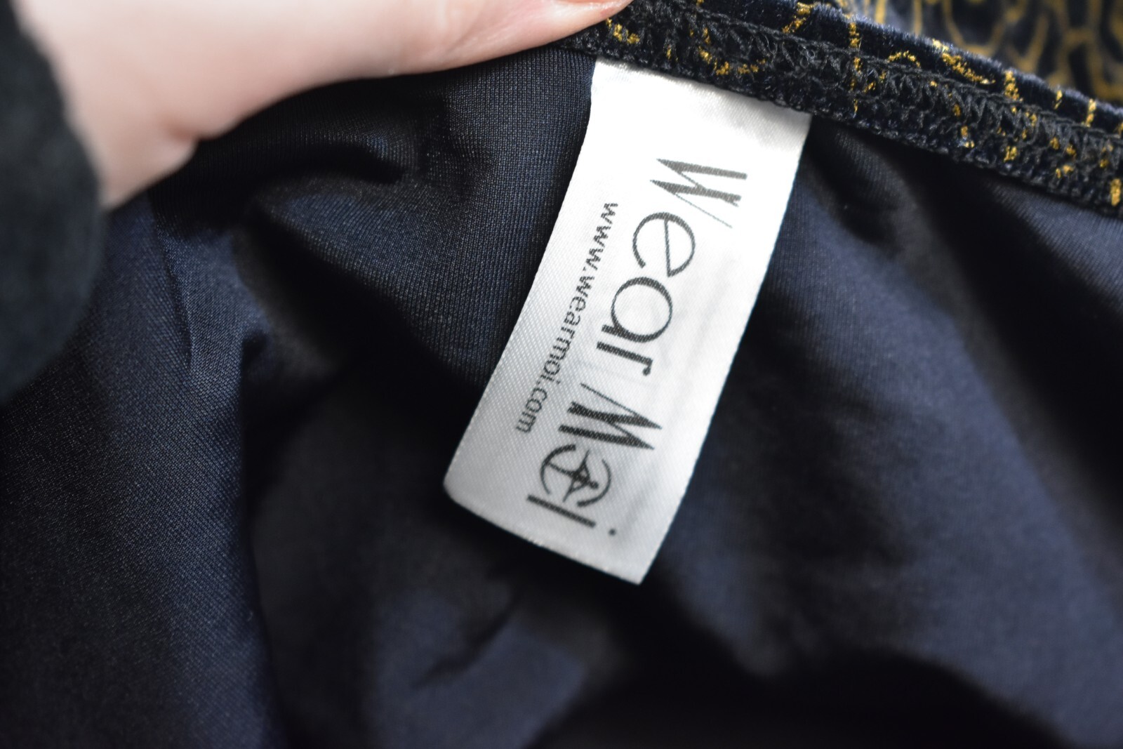 Wear Moi Nemesia Ballet Dance Black Gold Velours Venitien Stretch Skirt Womens S