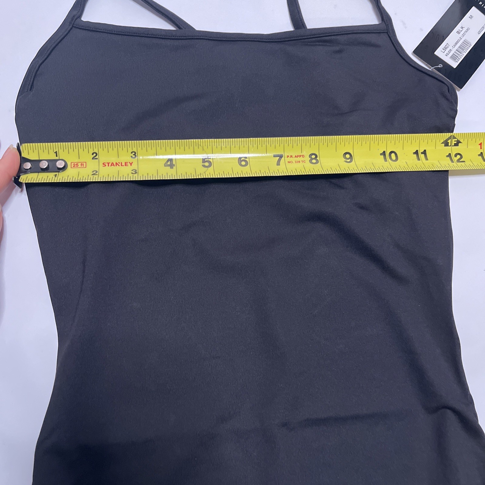 NWT Bloch Dance Womens Nejor Microlux Camisole Ballet Leotard Black L5607 Medium