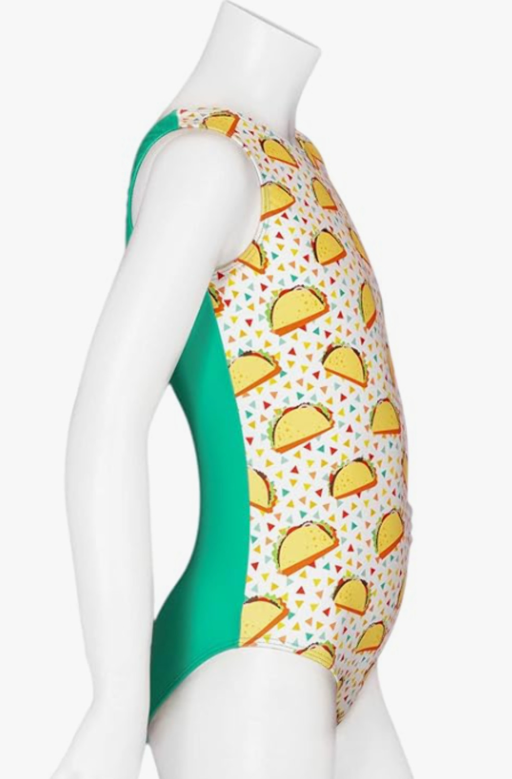 NEW NWT Gymnastics Destira Taco the Town Adult Sizes Teal Yellow Acro Tumbling