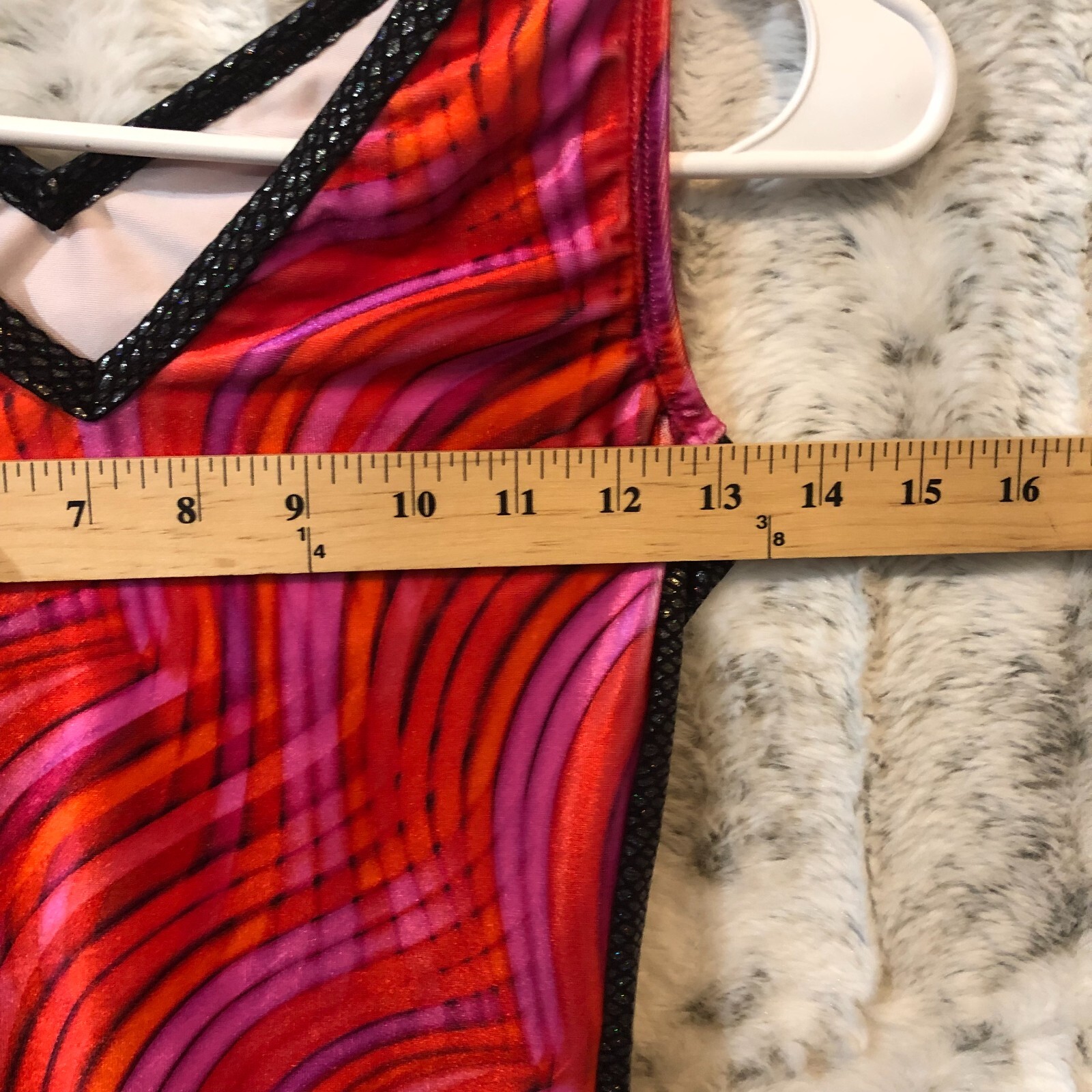 GK DANCE LADIES RAINBOW VELVET JAZZ BALLET LEOTARD Size A/M