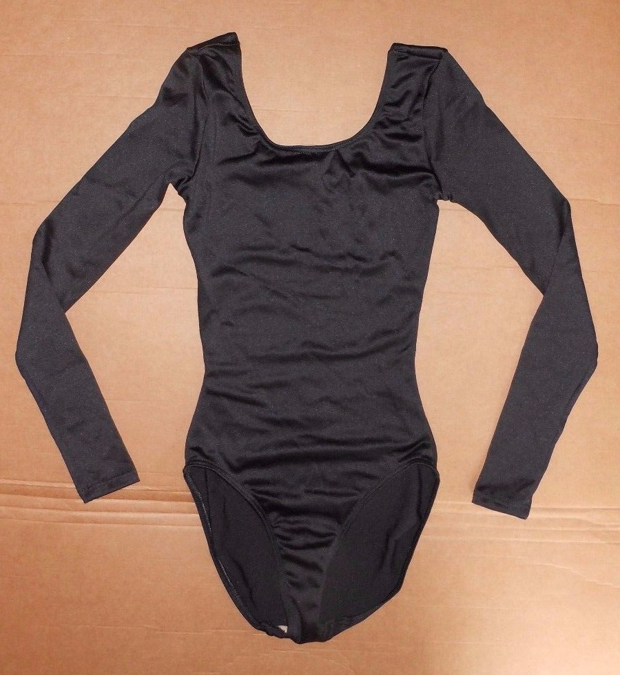 Dance LONG SLEEVE LEOTARD Front Lined 4 Color Choices over 200 available