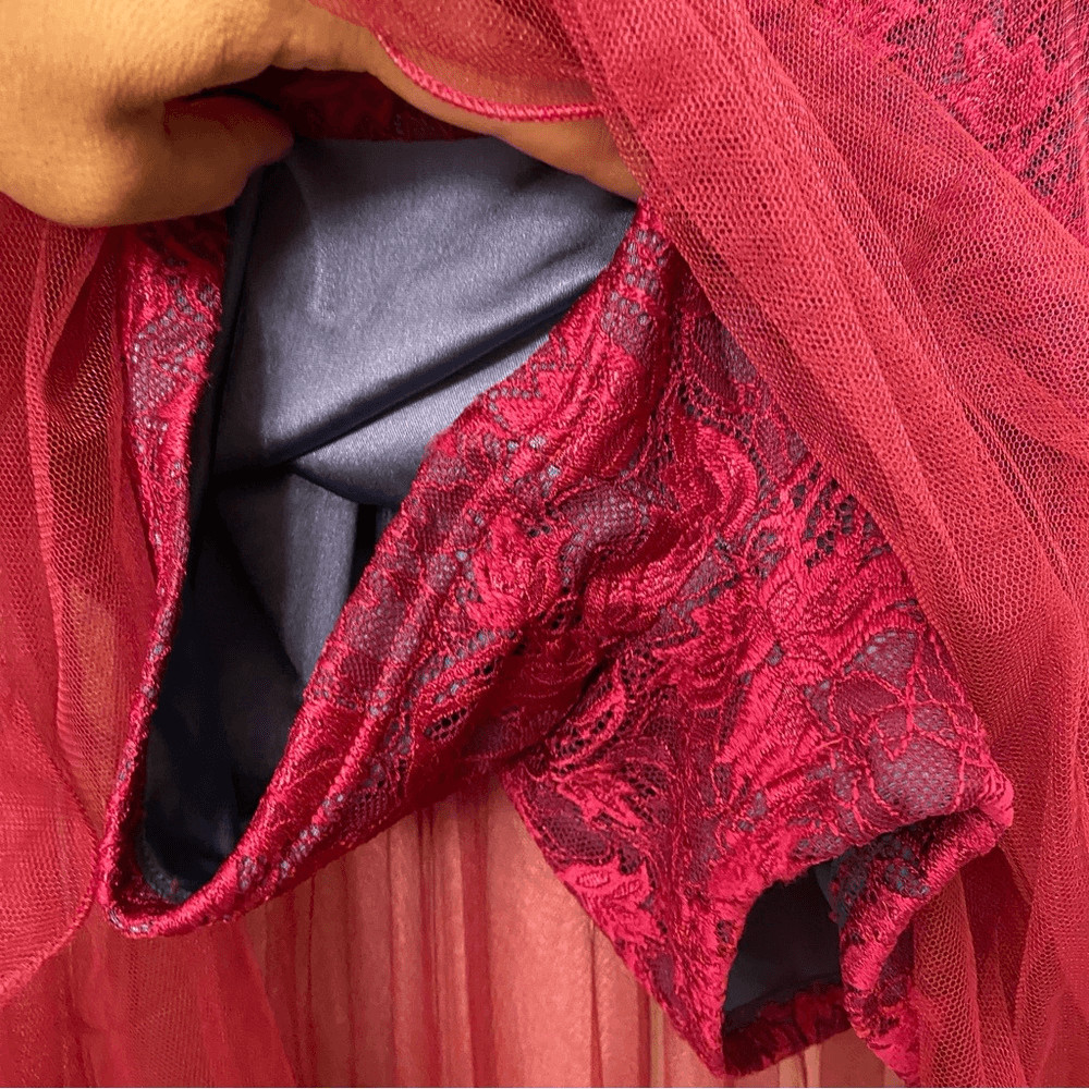 Curtain Call Dance Costume lyrical hot pink lace dress R625 adult med. AME