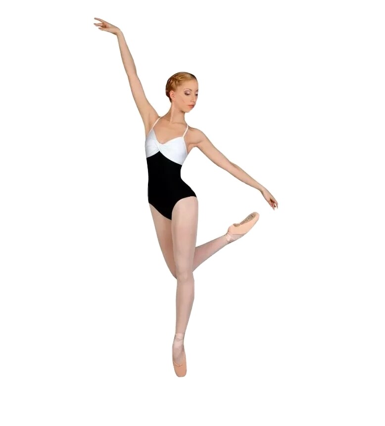 Sansha Leotard Maroon and White Size 3 Premiere Position Mara