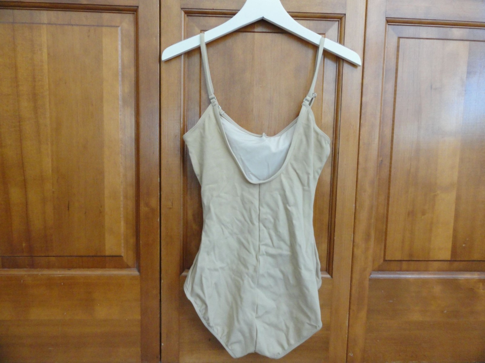 Capezio Tan Strapless Dance Leotard – Adult Size L Large