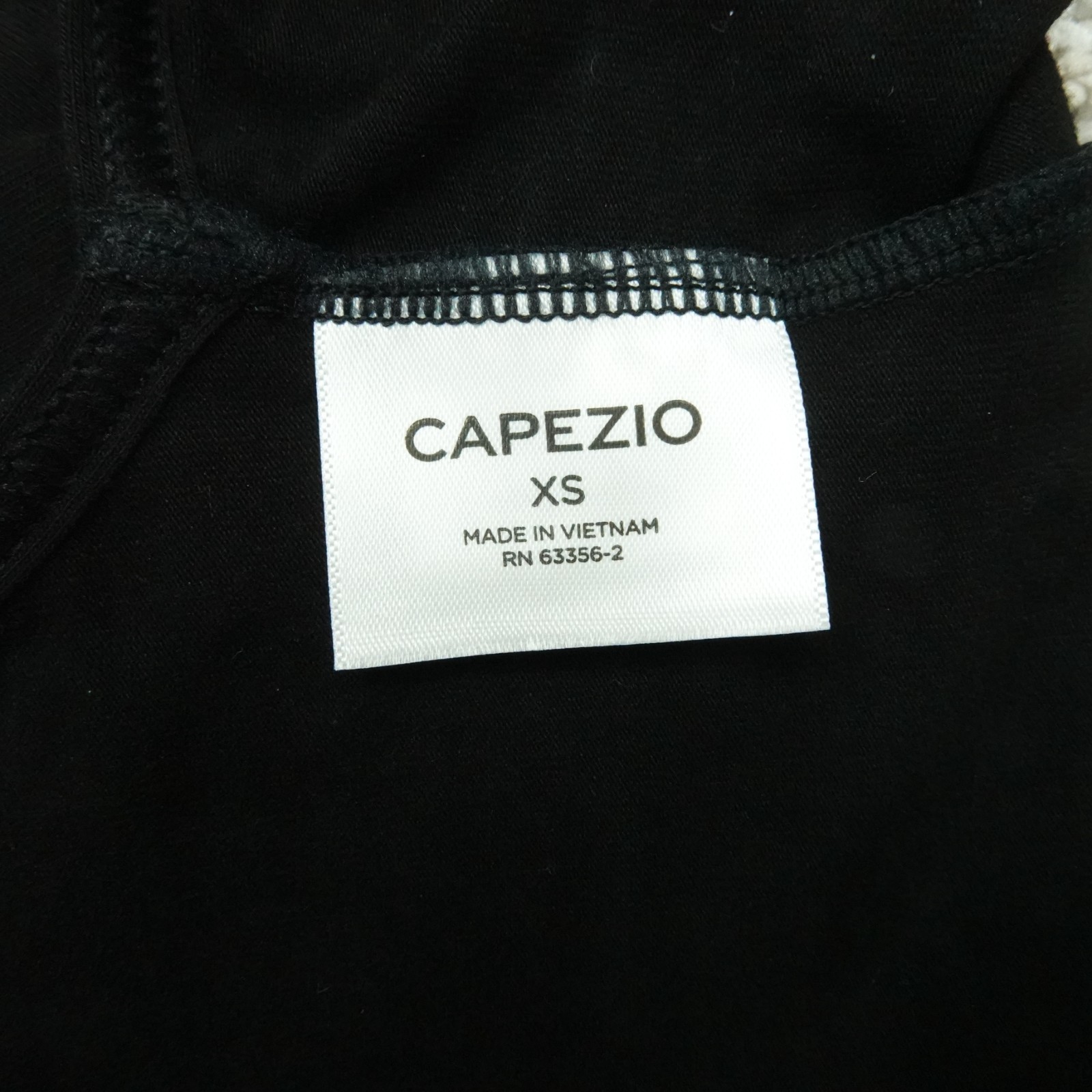 Capezio Leotard Womens Extra Small Black Cami Shelf Bra Ballet Dancewear