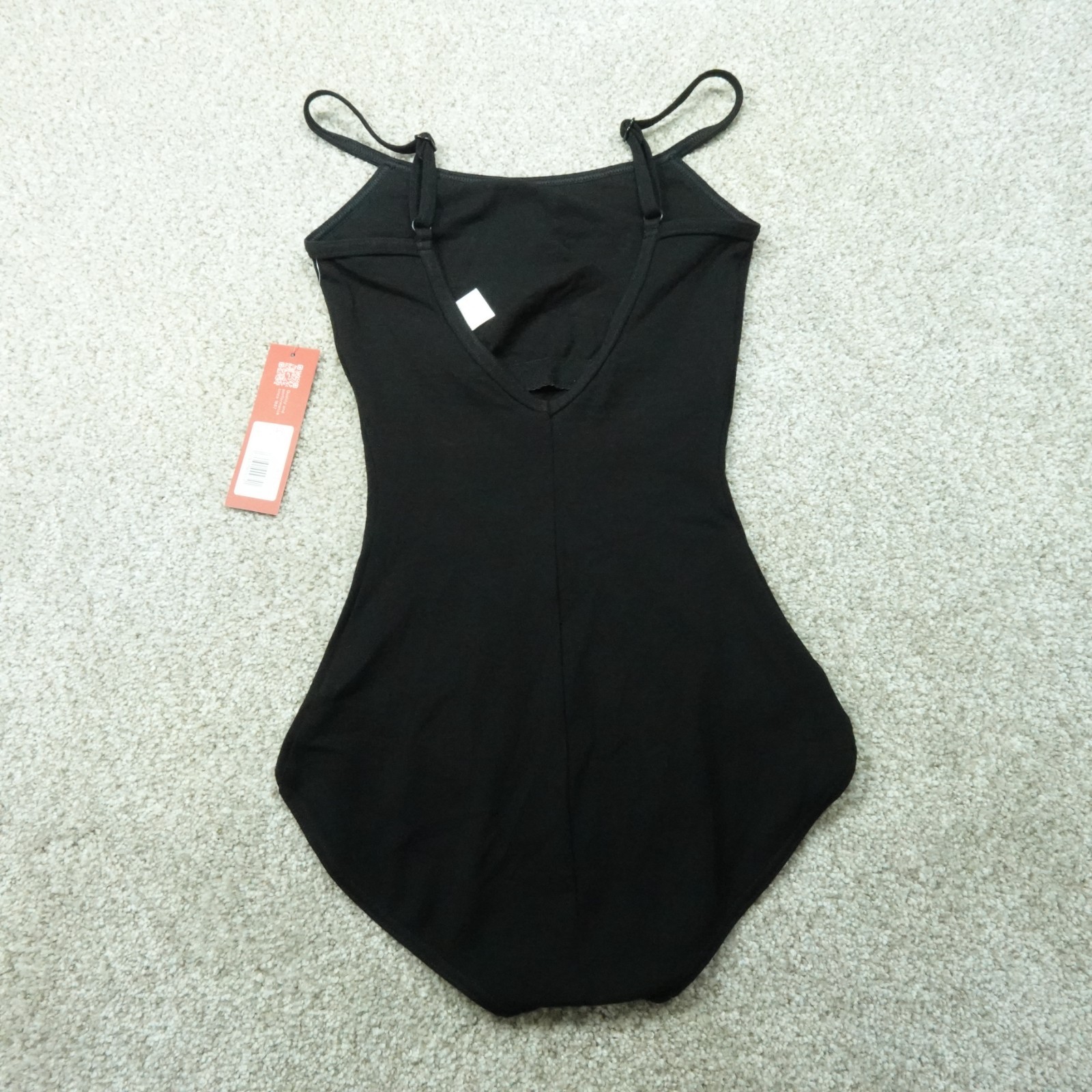 Capezio Leotard Womens Extra Small Black Cami Shelf Bra Ballet Dancewear