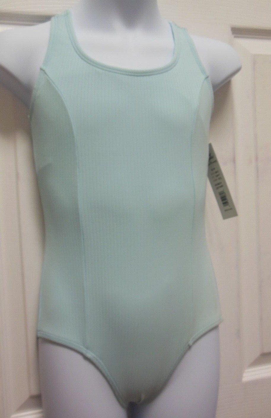 Racer Back Tank leotard Dance Body Wrappers skyBlue princess Seam #2831