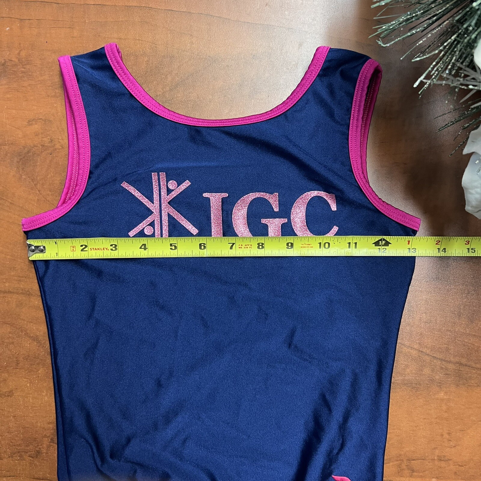 Plum Women Girl Youth Sportswear Sleeveless Blue Leotard Adult M