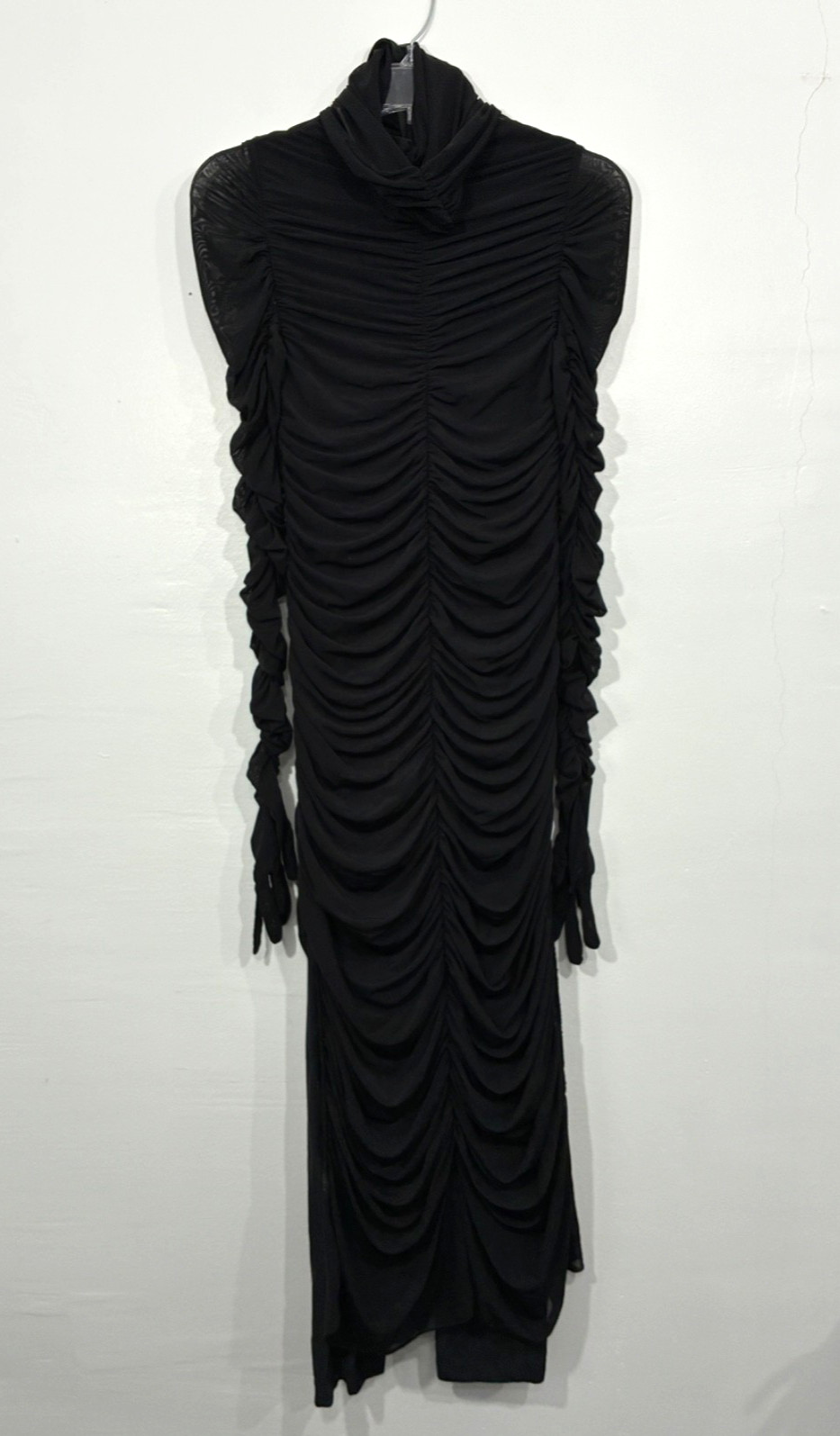 Revolution Tenth House 2 Die 4 Ruched Rhiannon TD25444 Black Catsuit Dress Small