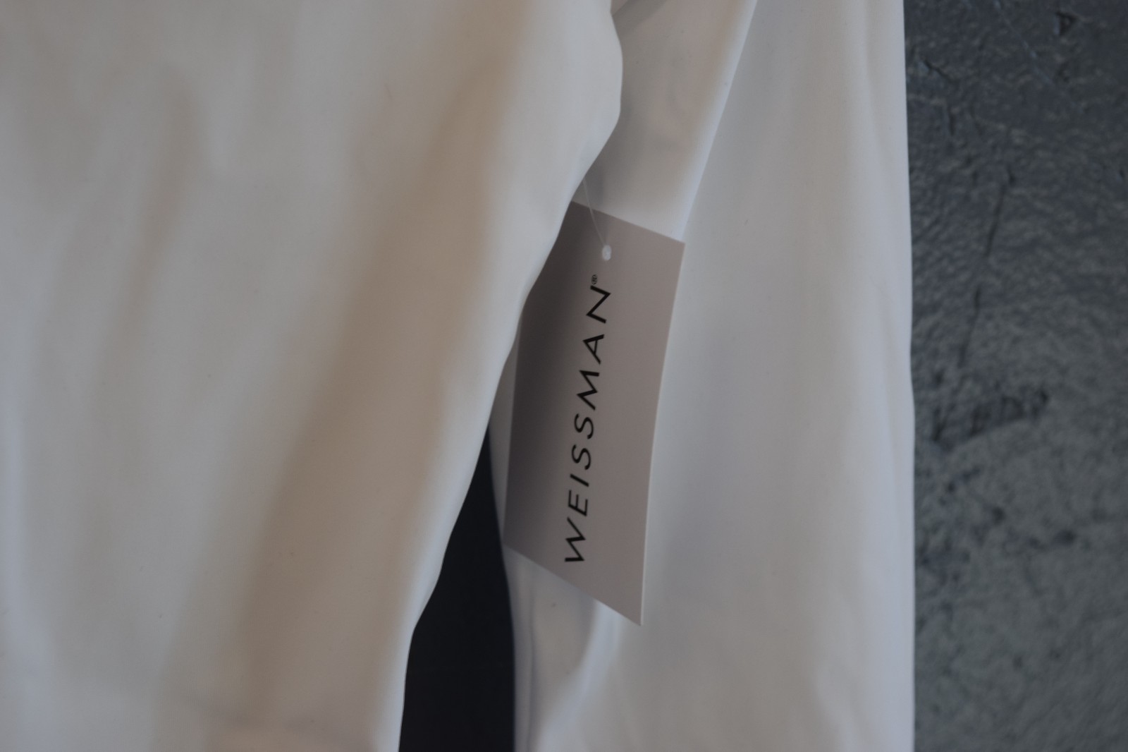 Weissman High Back Long Sleeve Leotard White AS Adult S