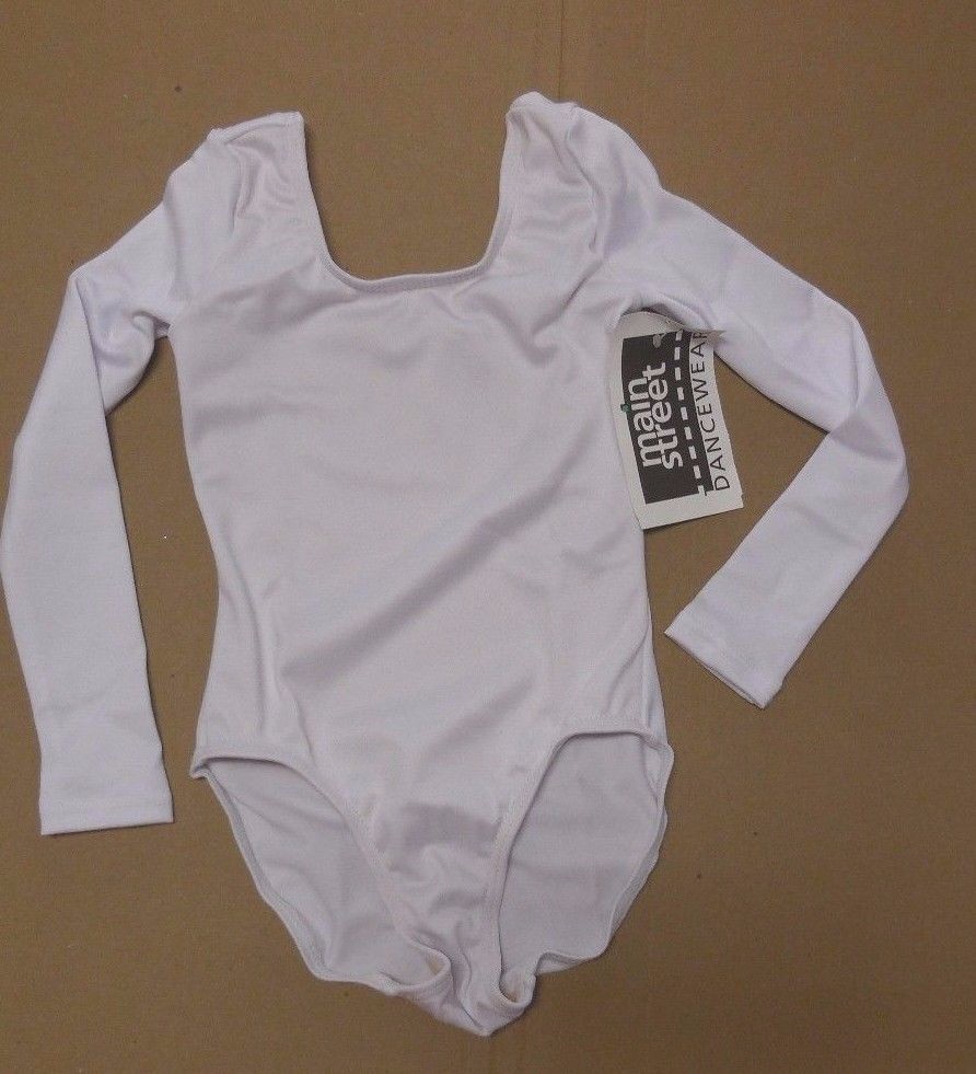 Dance LONG SLEEVE LEOTARD Front Lined 4 Color Choices over 200 available