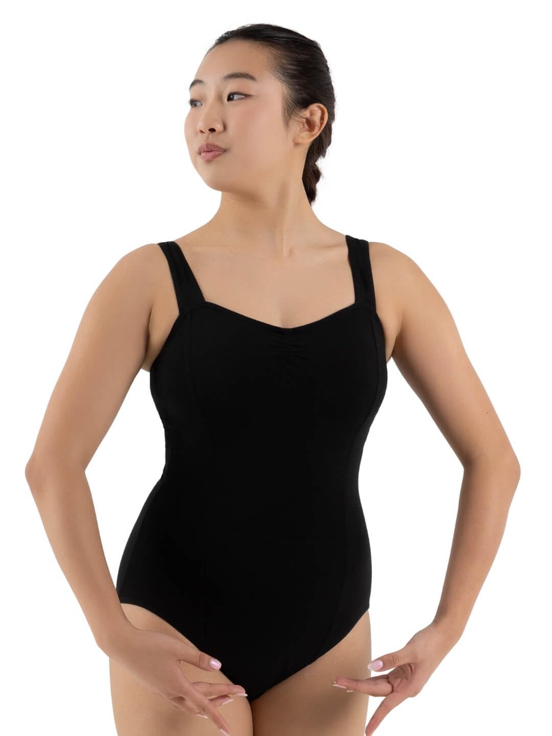 womens Cc202 athletic leotards, Black, Medium US